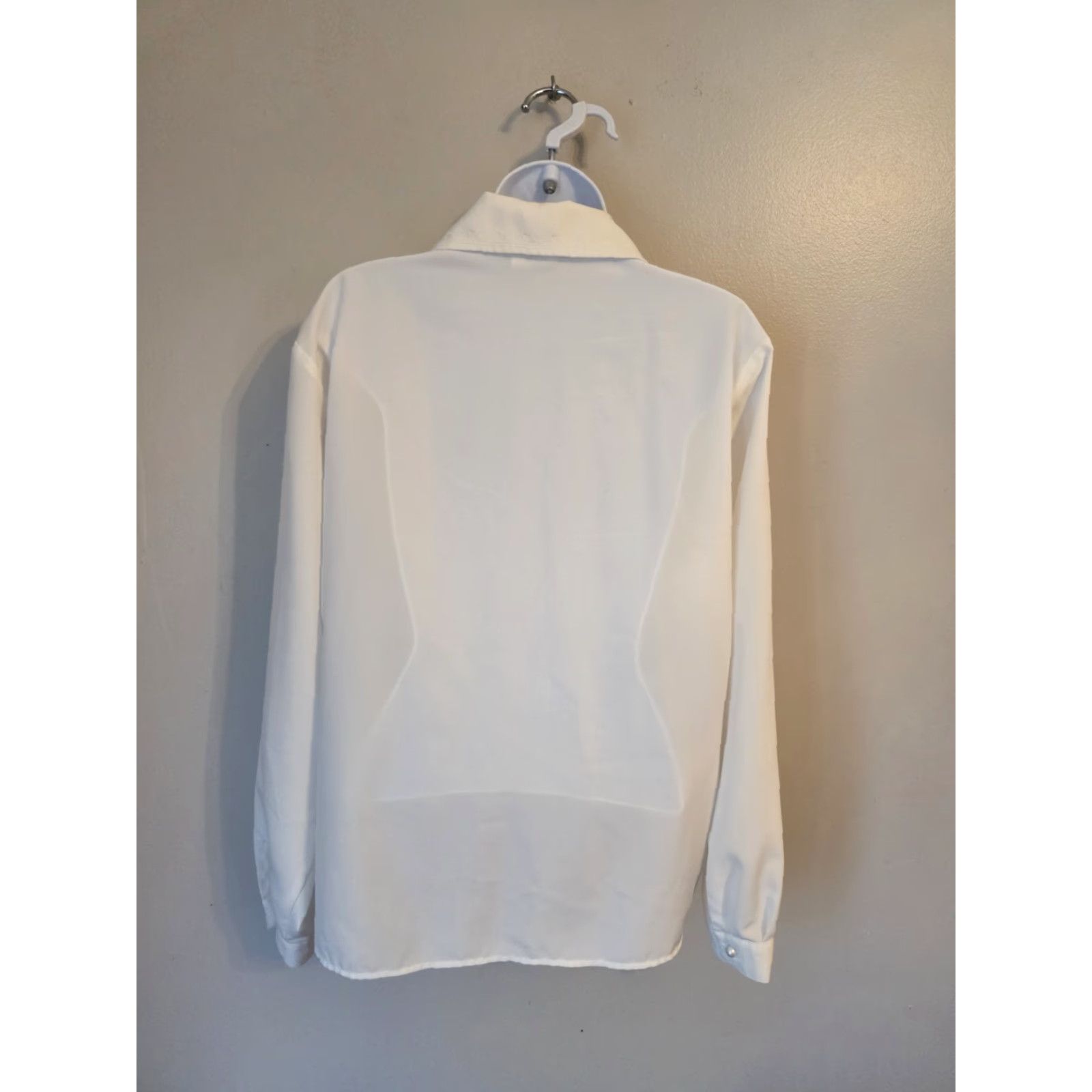 Vintage VINTAGE Koret White Embroidered Trim Button Up Top Blouse Shirt Womens Size 12 1980s 90s 80s Polyester Size XL / US 12-14 / IT 48-50 - 6 Thumbnail