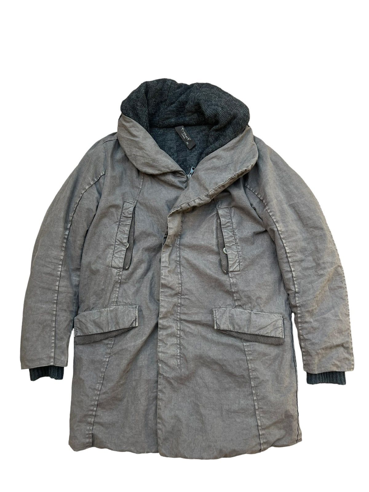 Transit Uomo Vintage Transit Uomo V310 Linen Hoodie Coat Parka Jacket Size US M / EU 48-50 / 2 - 14 Thumbnail