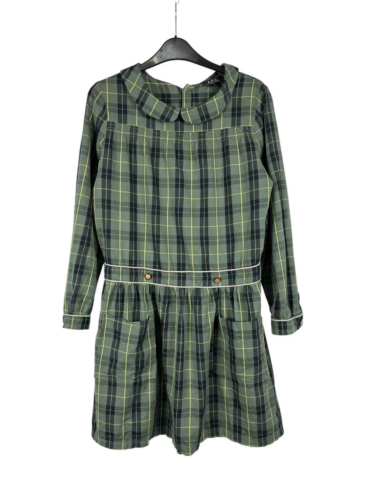 A.P.C. A.PC. Rue Madame Paris Plaid Shirt Dress size M Cotton Size M / US 6-8 / IT 42-44 - 11 Thumbnail
