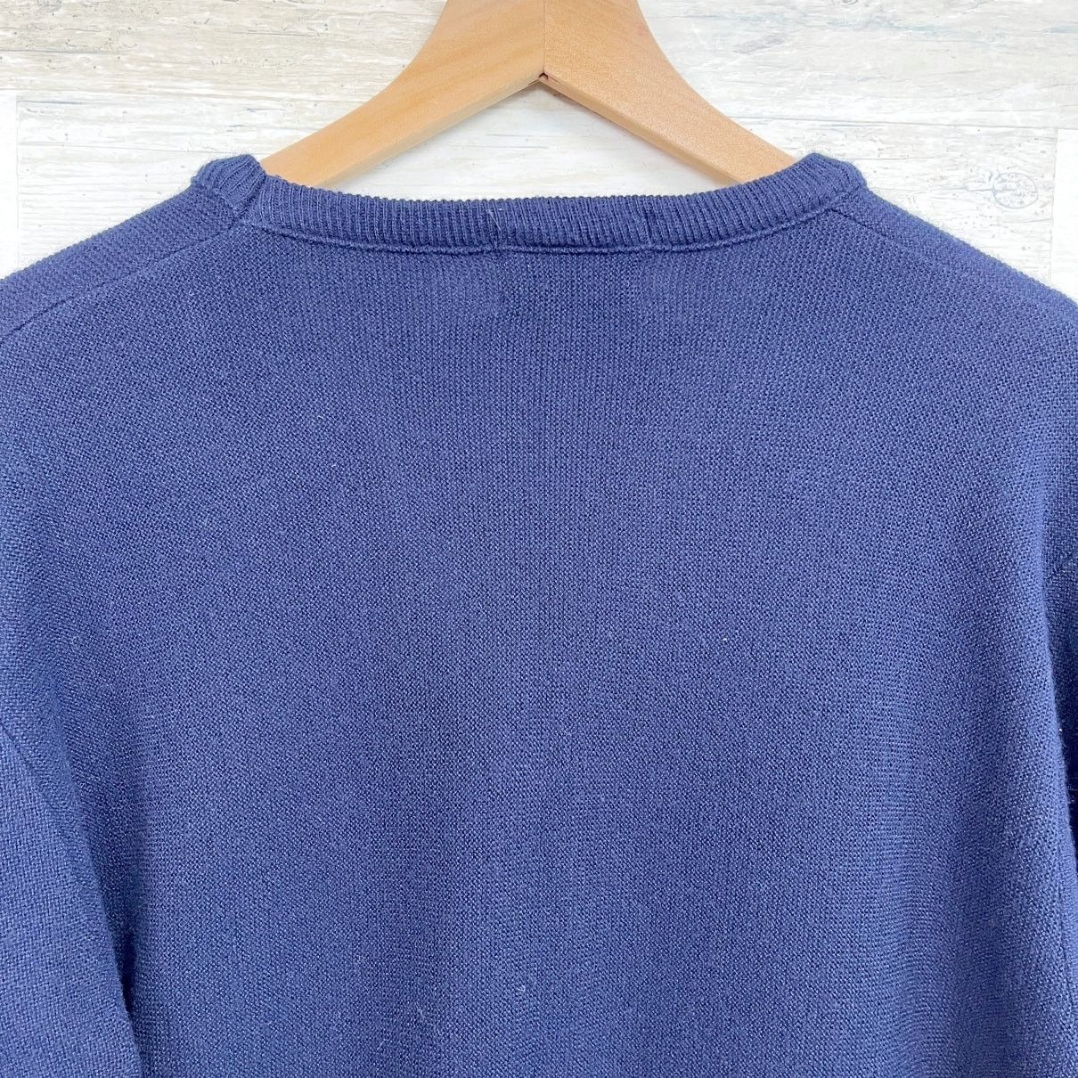 Lacoste × Vintage IZOD Lacoste Vintage Orlon Acrylic Sweater Navy Blue Mens L Size US L / EU 52-54 / 3 - 5 Thumbnail