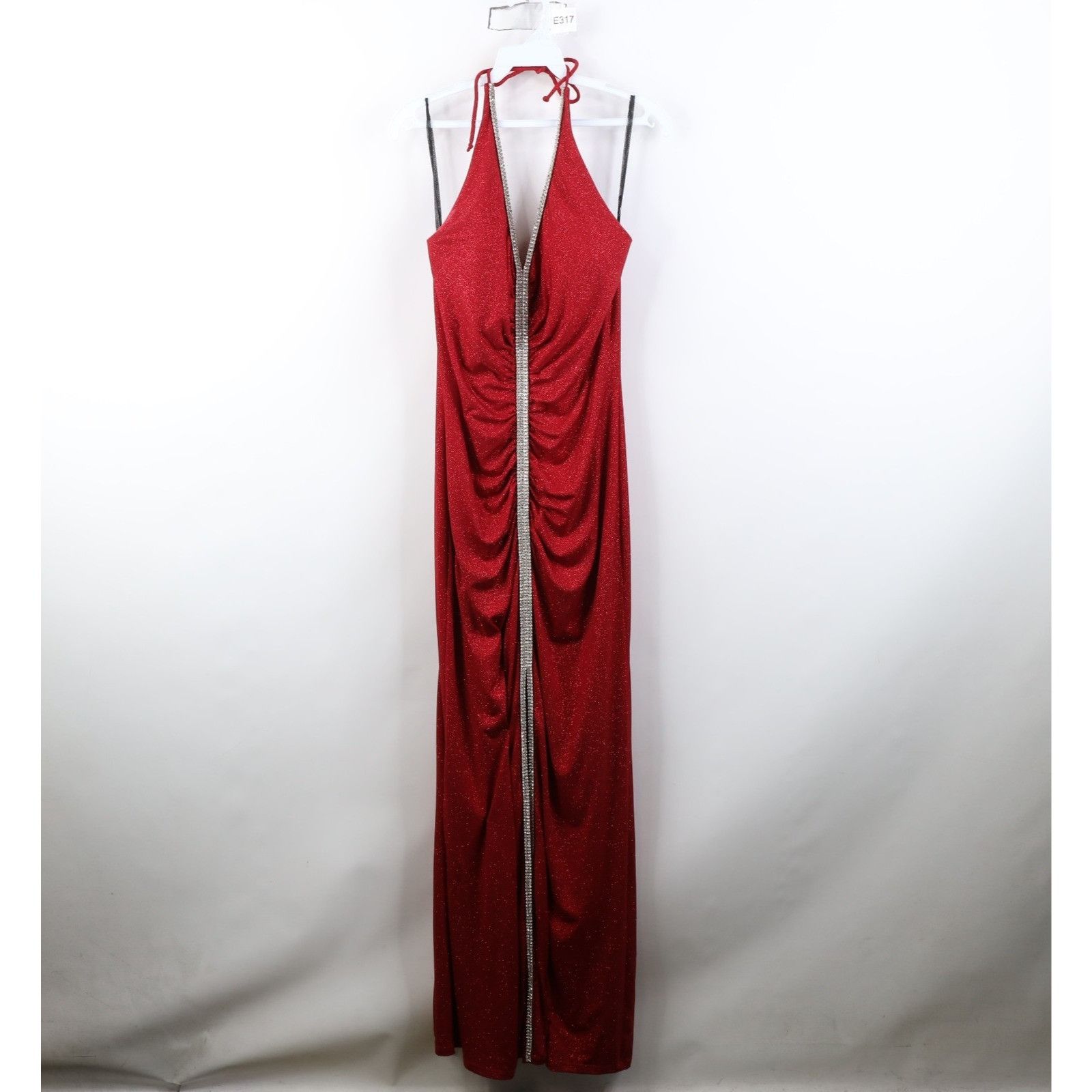 Vintage Vintage 90s Y2K Babydoll Diamond Glitter Formal Dress Size L / US 10 / IT 46 - 1 Thumbnail