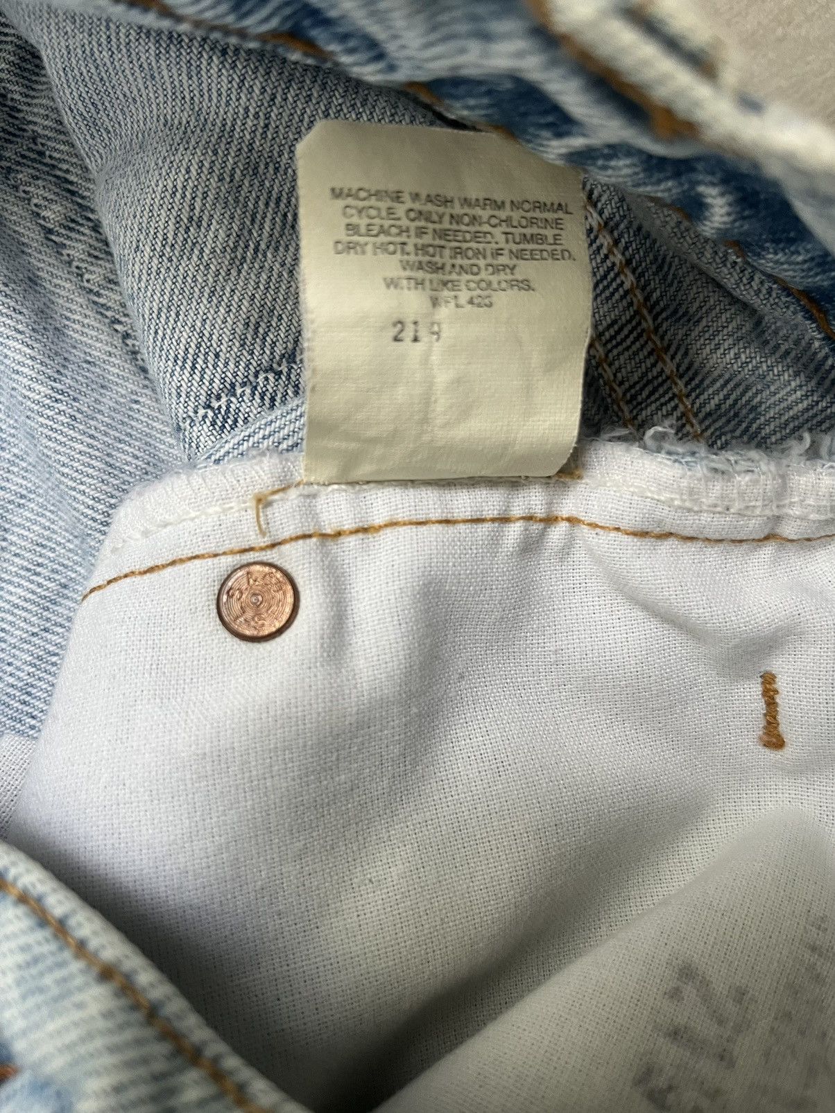Levi's × Vintage Vintage Levi’s Orange Tab Jean Shorts Size:34 Tag:36 Size US 34 / EU 50 - 8 Thumbnail