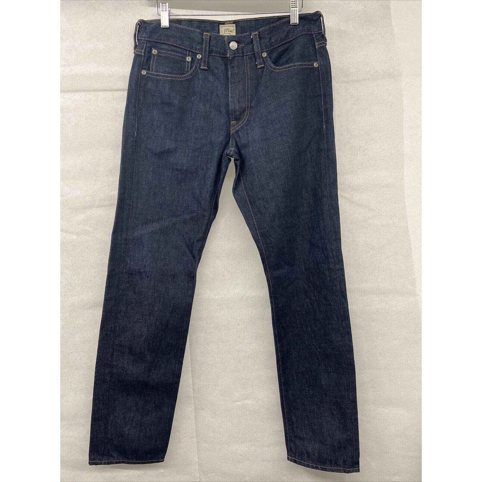 J.Crew NEW 30x30 J.Crew 484 Slim-Fit Cotton Jeans Resin Rinse Dark Size US 30 / EU 46 - 3 Thumbnail