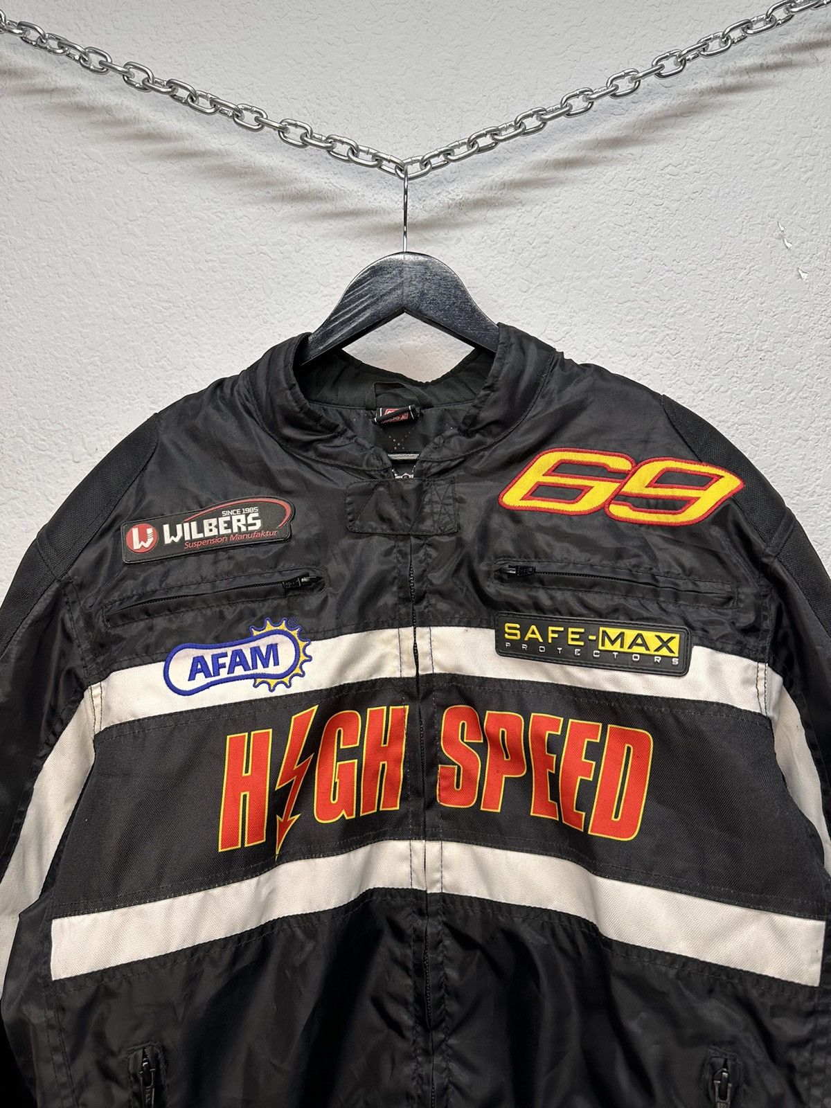 NASCAR Racing Jacket Moto Vodafone F1 Nascar Leather Red Bull Lucky Size US XXL / EU 58 / 5 - 5 Thumbnail