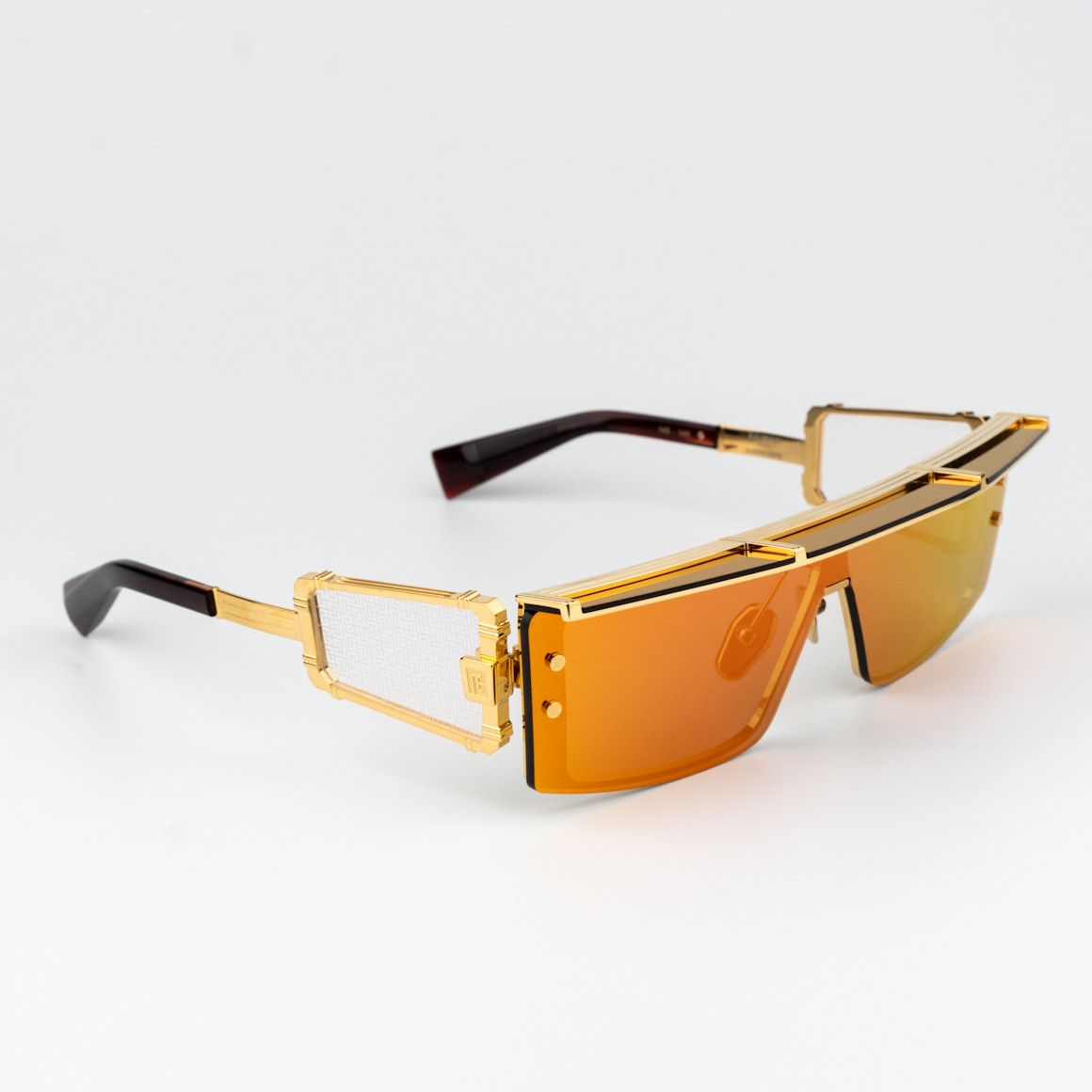 Balmain Balmain Sunglasses Gold Mirror WONDER BOY - III BPS-127C-145 Size ONE SIZE - 8 Thumbnail