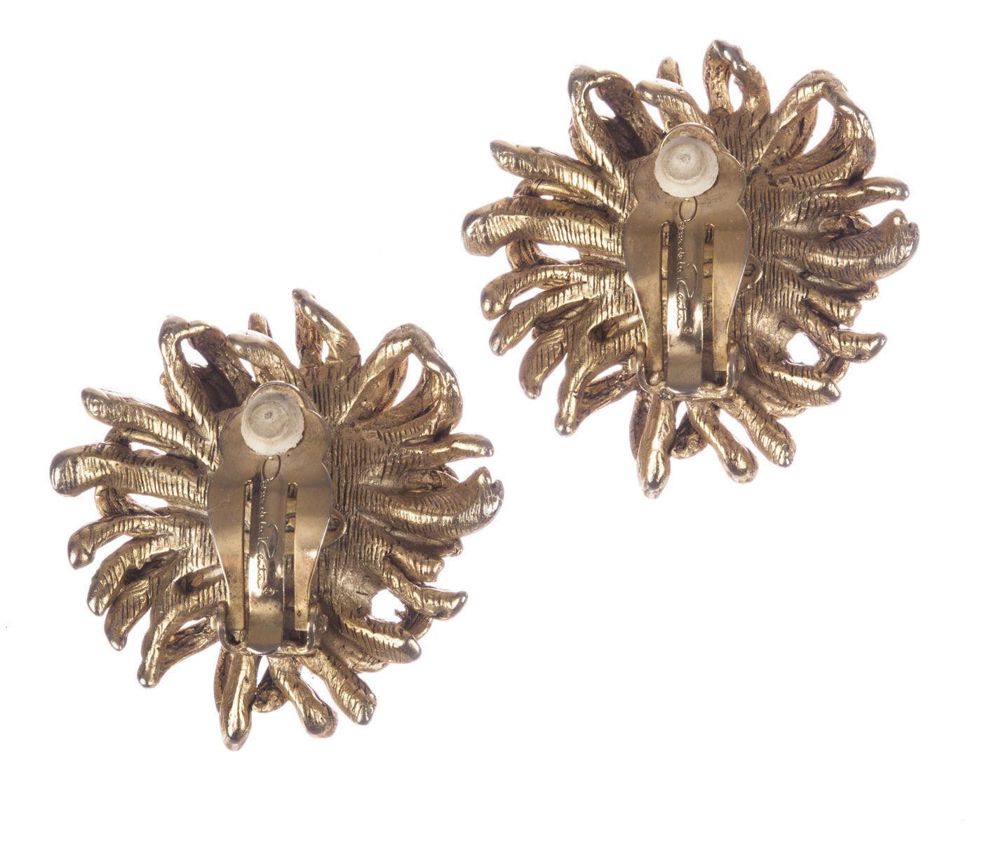 Oscar De La Renta Oscar de la Renta Sunburst Earrings Size ONE SIZE - 3 Thumbnail