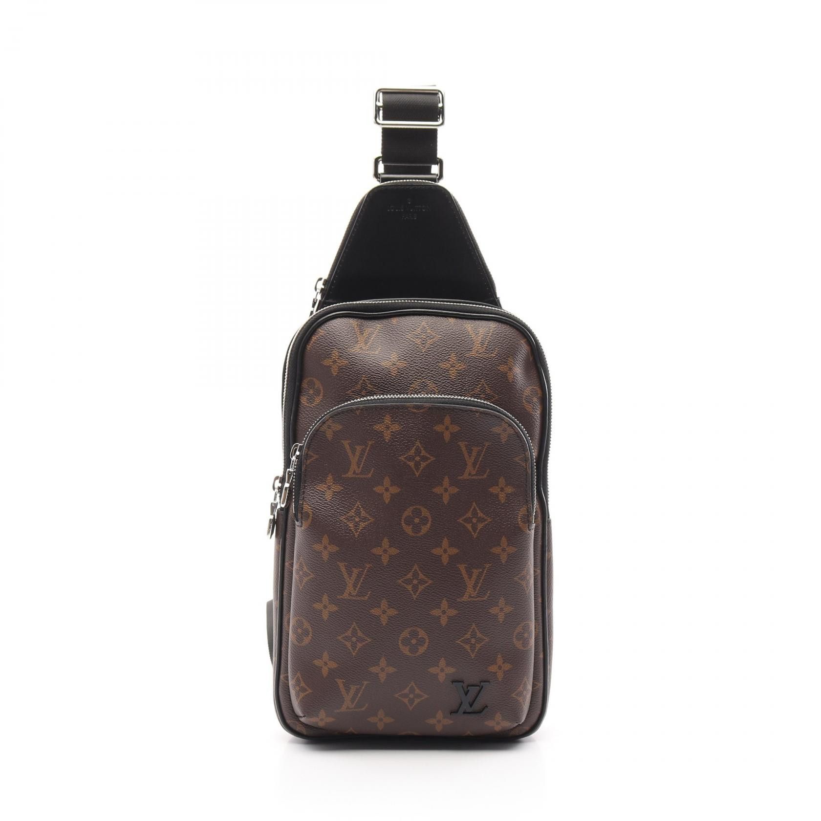 Louis Vuitton Louis Vuitton Avenue Sling Bag Monogram Macassar Sling Bag Canvas Belt Bag M46327 in Brown