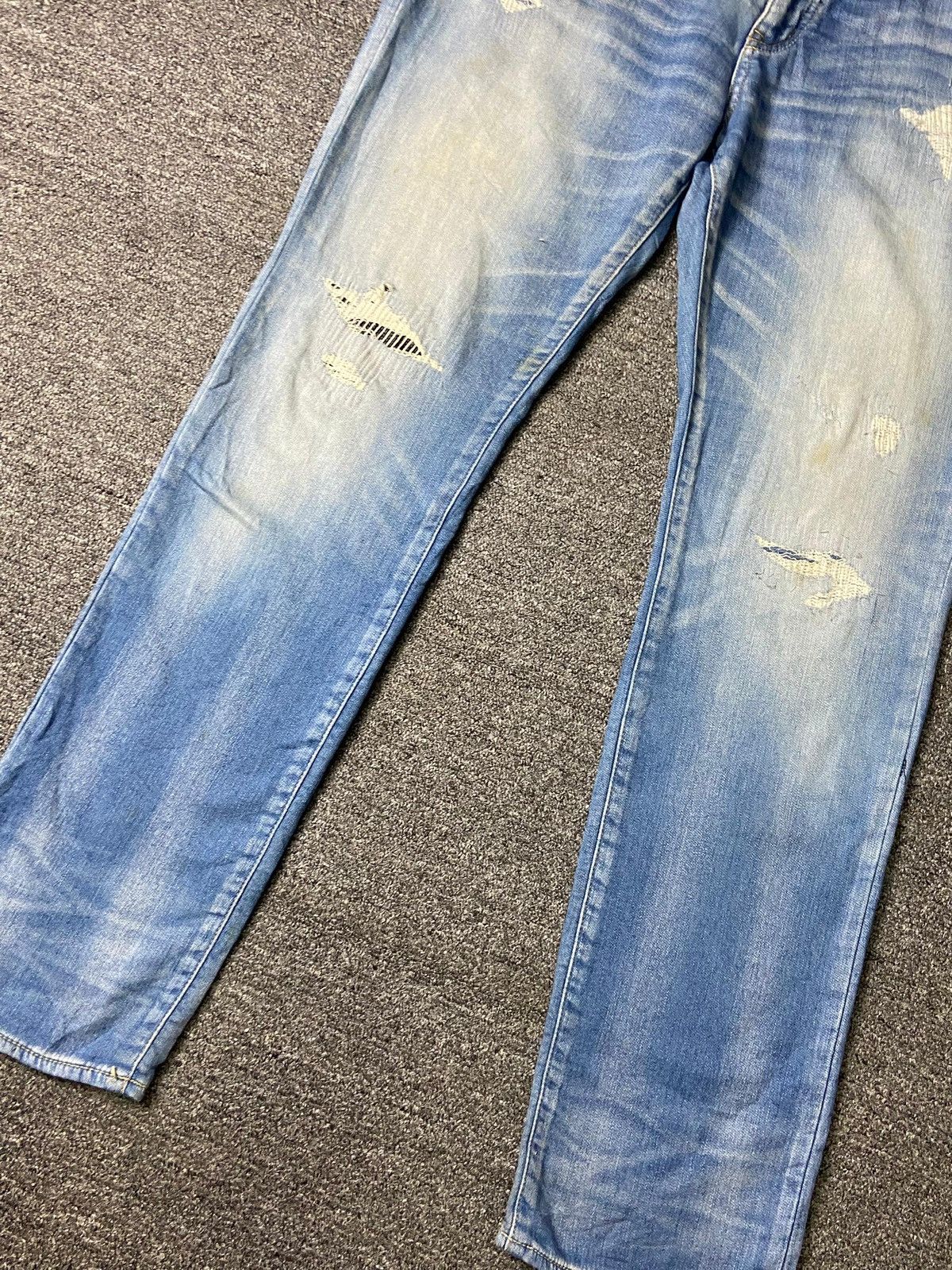 Japanese Brand × Ron Herman × Vintage Ron Herman California 1975 Distressed Denim Jeans (131) Size US 33 - 10 Thumbnail