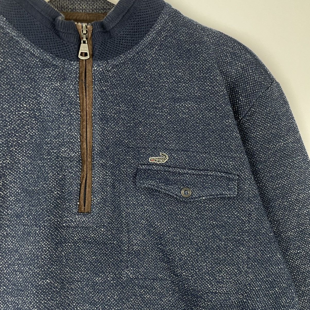 Designer × Vintage vintage Hoodie/sweater Quater zip crocodile Size US M / EU 48-50 / 2 - 7 Thumbnail