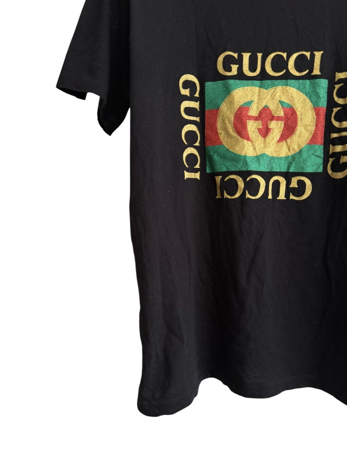 Gucci Gucci Fake Logo T-Shirt Size US S / EU 44-46 / 1 - 3 Thumbnail