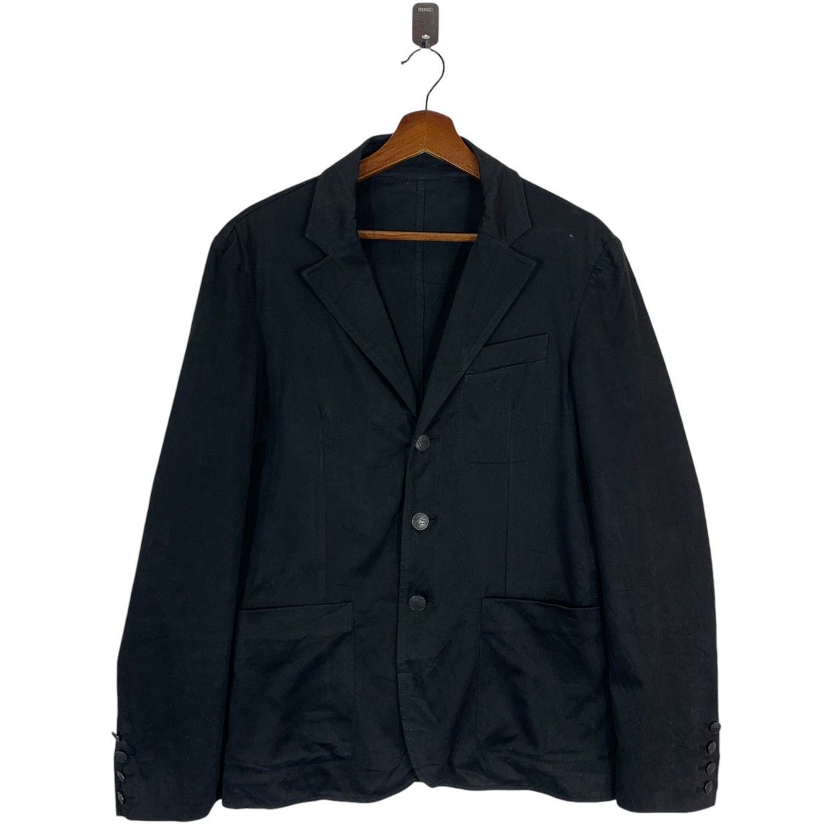 Vintage Burberry Of London Black Coat Jacket Made Italy