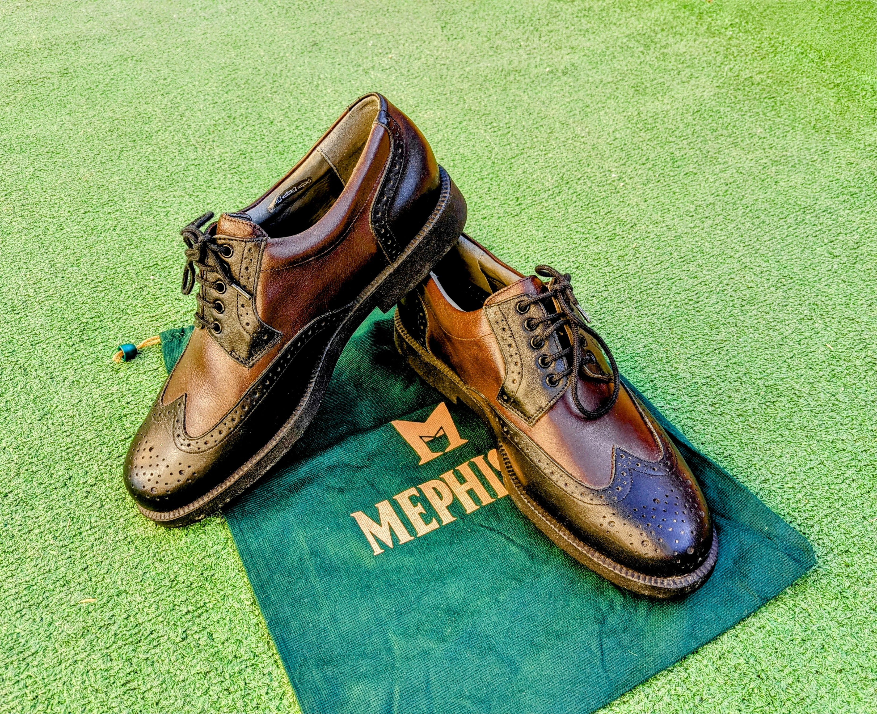 Mephisto Mephisto Multi-Grip Wingtip GTX Waterproof Golf Cleats/Shoes Size US 8.5 / EU 41-42 - 1 Thumbnail