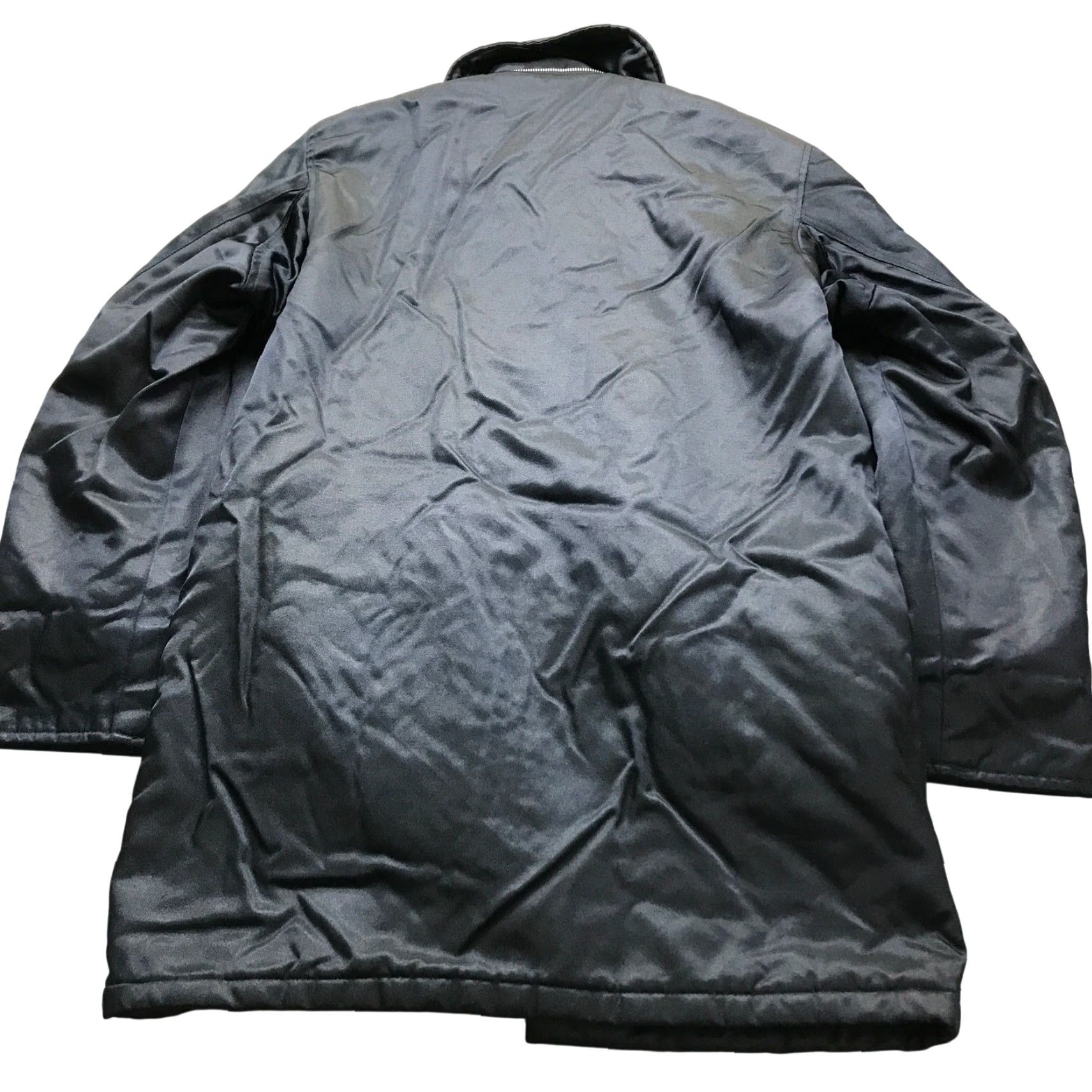 Vintage VINTAGE Golden Fleece Industrial Outerwear Quilted Long Jacket Men L Navy 42 Tall Zip Pockets Size US L / EU 52-54 / 3 - 4 Thumbnail