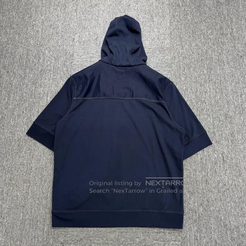 Hermes Hermes Zip-Up Hooded Short Sleeve Sweatshirt Size US XL / EU 56 / 4 - 5 Thumbnail