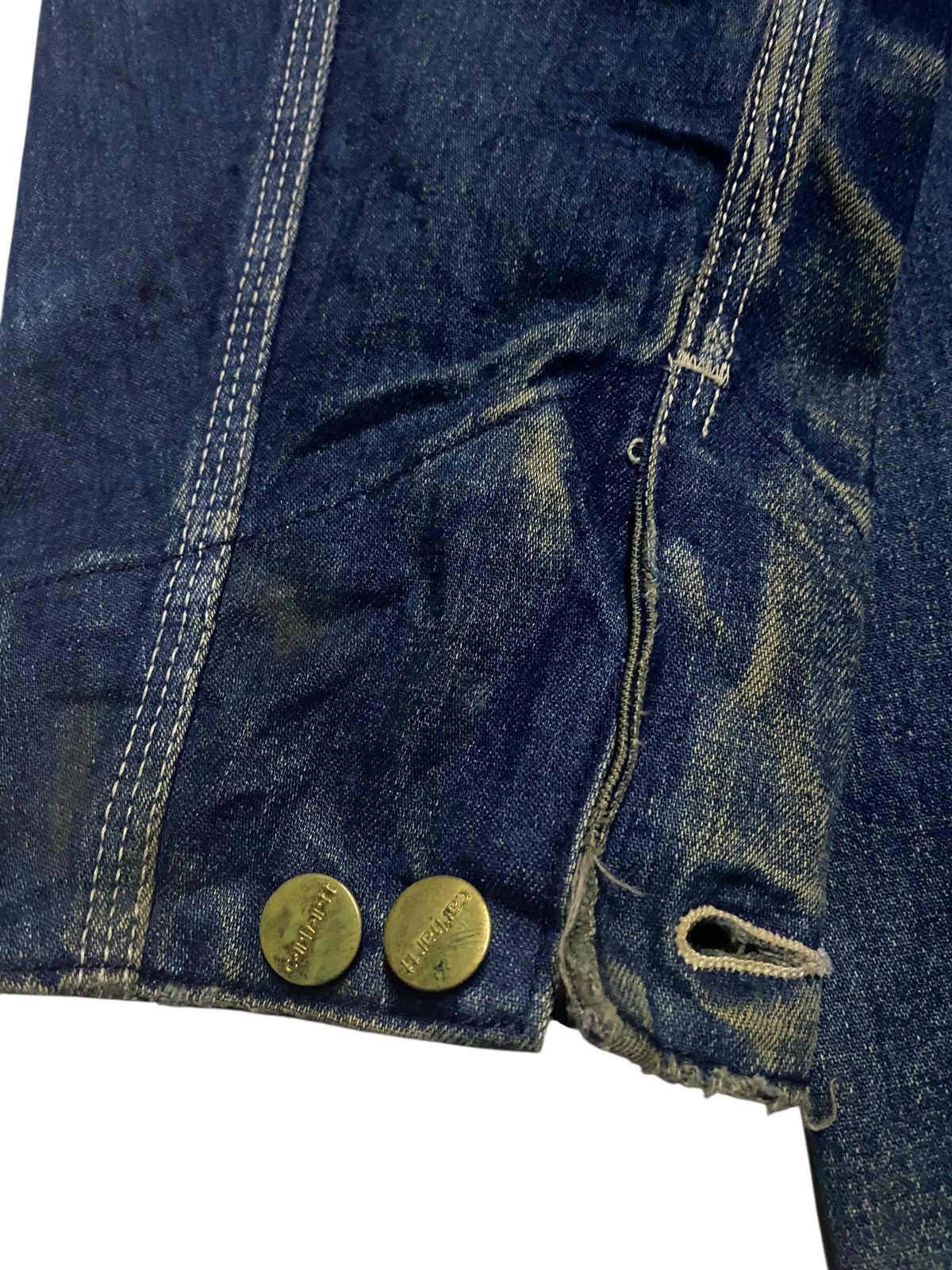 Carhartt 70s Carhartt Style Denim Chore Jacket Workwear Made USA 40 Size US S / EU 44-46 / 1 - 16 Thumbnail