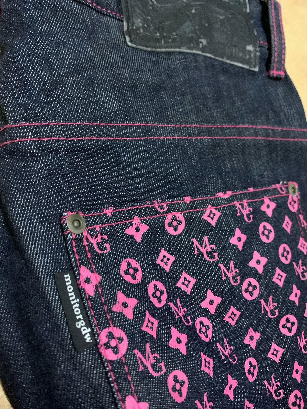 Hysteric Glamour × Japanese Brand Monitor Supply Union Made Denim Jeans Size US 32 / EU 48 - 6 Thumbnail