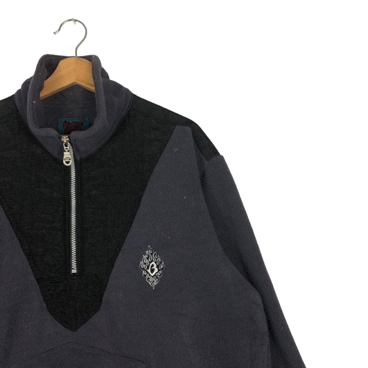 Japanese Brand 🔥Vintage Collar Sweatshirt Anorak Big Logo Barrel Roll USA Size US M / EU 48-50 / 2 - 6 Thumbnail