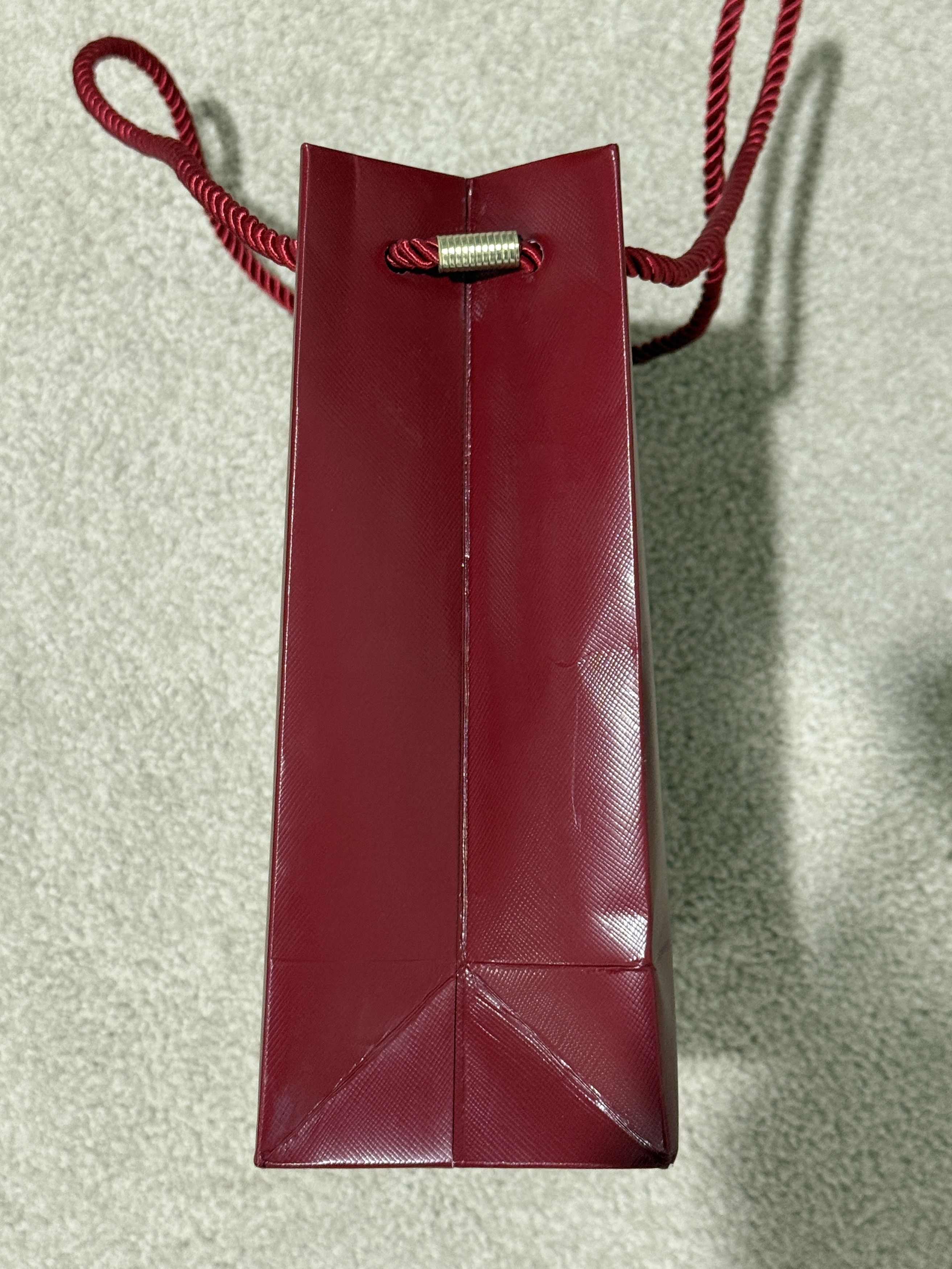 Cartier Authentic Small Cartier Red Paper Shopping Gift Bag Size ONE SIZE - 3 Thumbnail