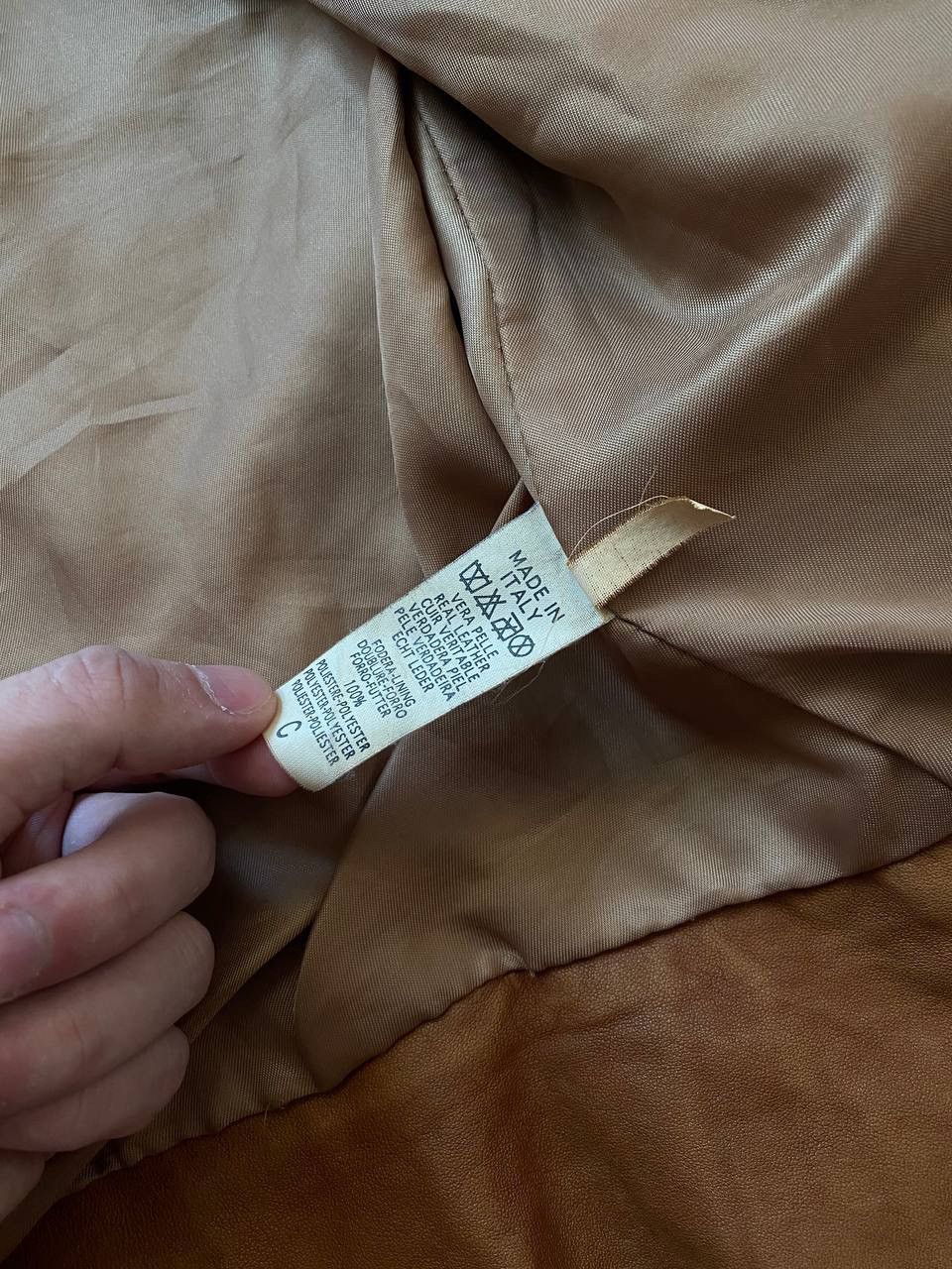 Genuine Leather × Vintage Vintage Sasch Racer Leather Jacket Italy Size M / US 6-8 / IT 42-44 - 6 Thumbnail