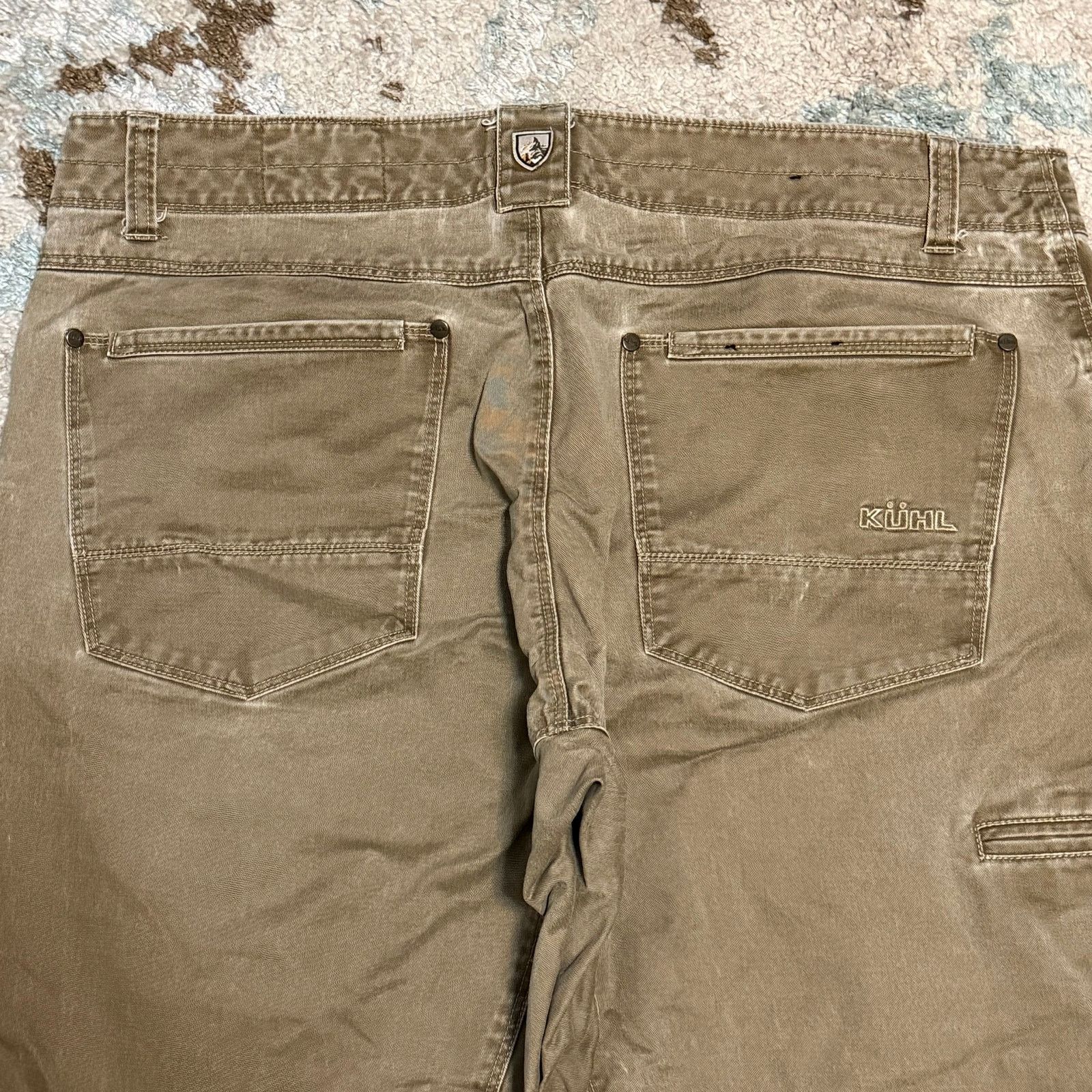 Kuhl Kuhl Mens Rydr Hiking Pants Size 38x32 Khaki/Tan Outdoors Size US 38 / EU 54 - 3 Thumbnail