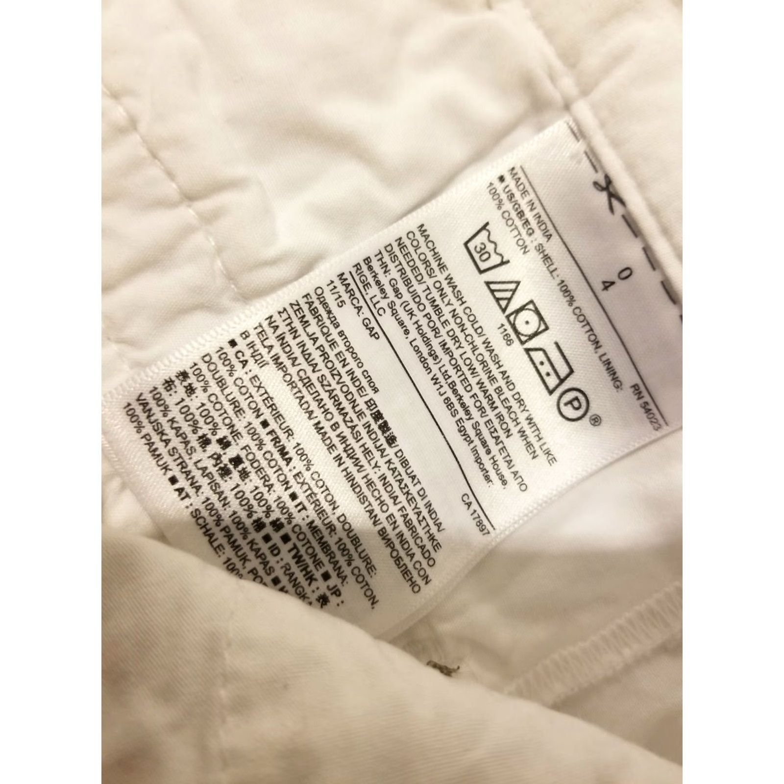 Banana Republic Womens Banana Republic Shorts 0 White Cotton Chino Size 25" / US 0 / IT 36 - 4 Thumbnail