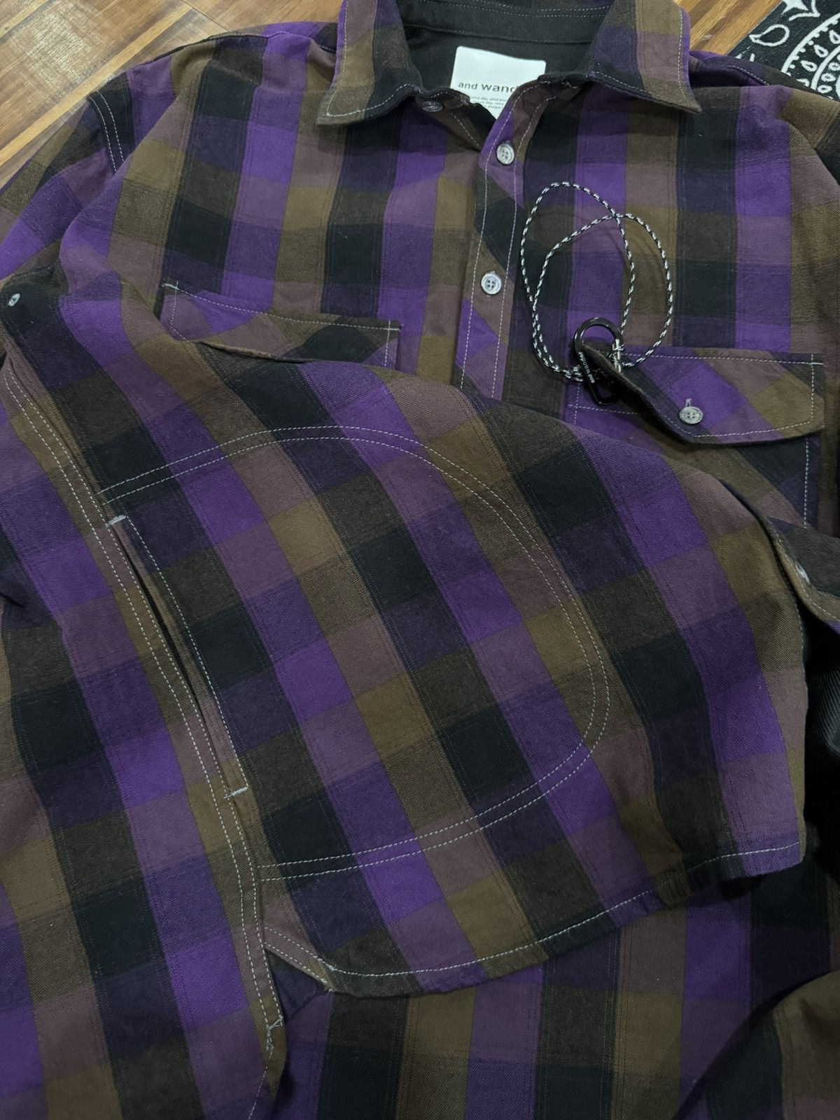And Wander and wander thermonel check flannel Size US XL / EU 56 / 4 - 9 Thumbnail