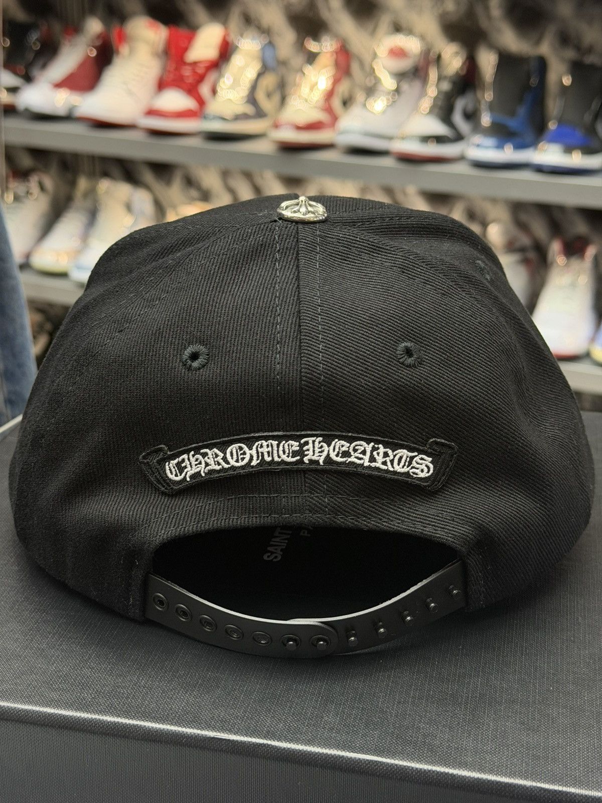 Chrome Hearts Chrome Hearts Horseshoe Denim Baseball Hat Size ONE SIZE - 6 Thumbnail