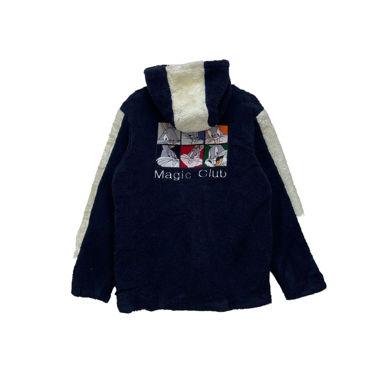 Japanese Brand × Vintage Vintage Disney Cartoon Sherpa Hooded Jacket Size US M / EU 48-50 / 2 - 1 Thumbnail