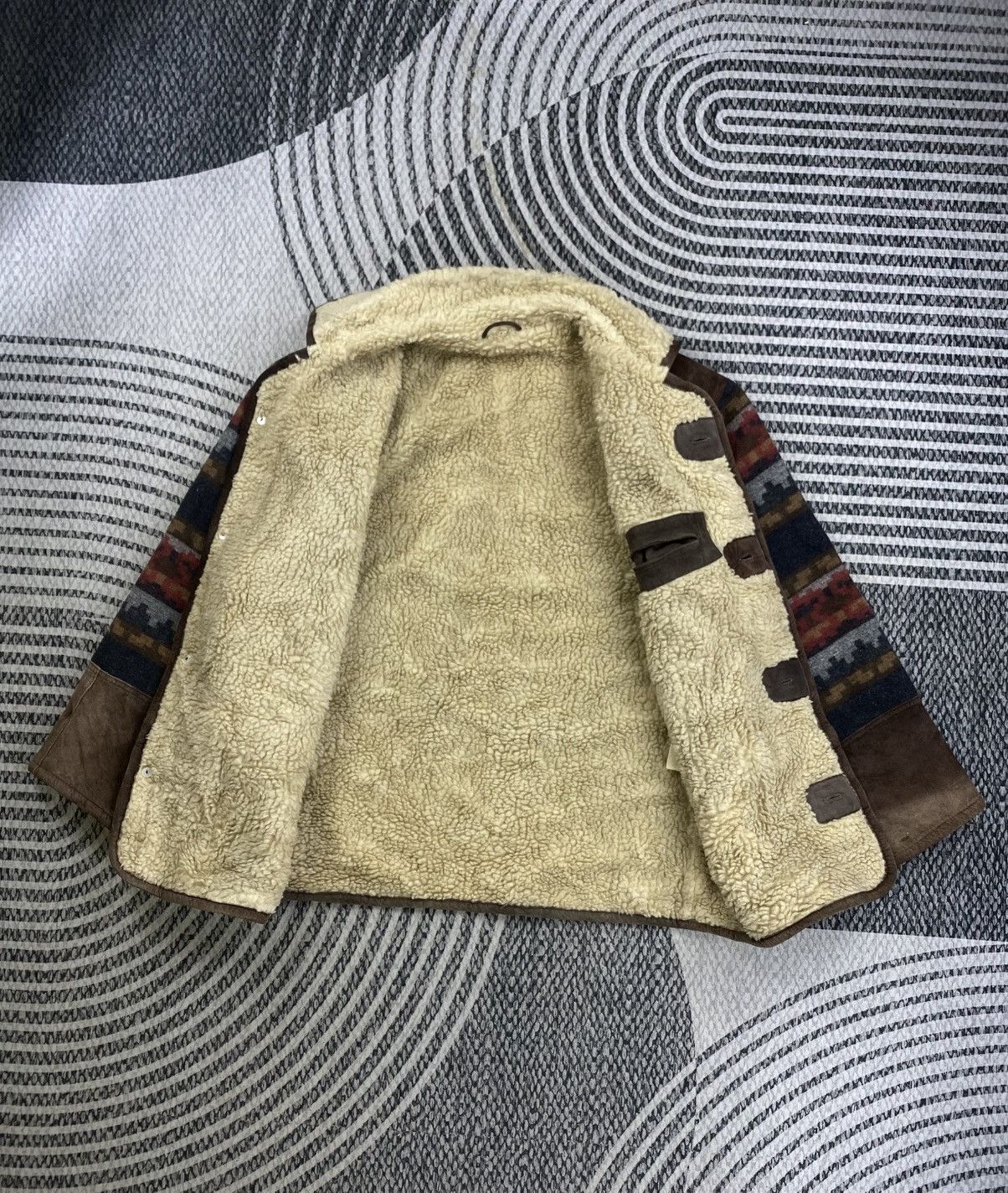 Japanese Brand Vintage 80s Japanese Fashion Navajo Wool Jacket Size US L / EU 52-54 / 3 - 7 Thumbnail