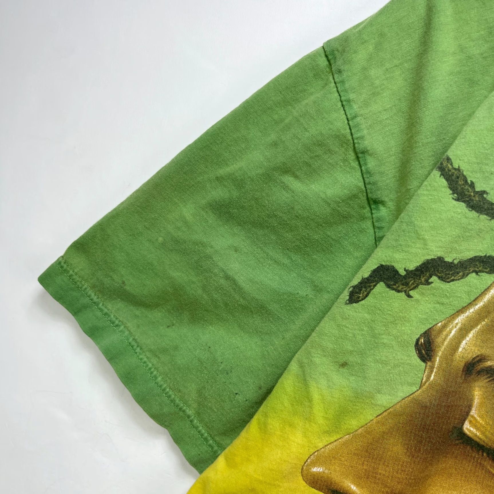 Vintage VINTAGE Bob Marley T-Shirt XL Green Men Size US XL / EU 56 / 4 - 5 Thumbnail
