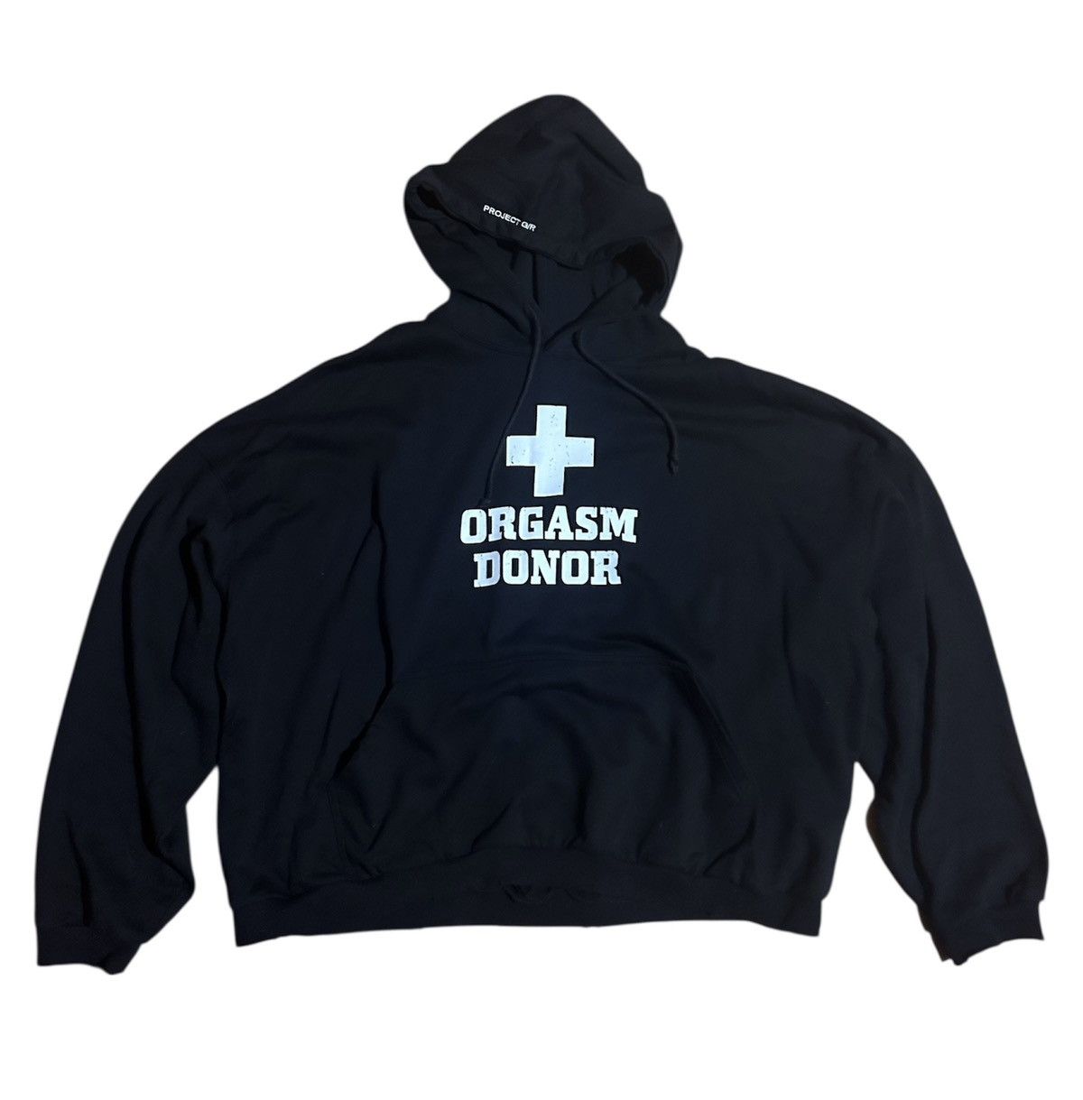 PROJECT G/R Project G/R Orgasm Donor Hoodie – Black Size US L / EU 52-54 / 3 - 1 Thumbnail