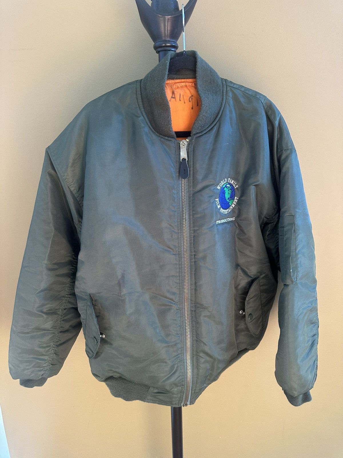 Vintage VINTAGE BAGGY BOMBER JACKET Size US XL / EU 56 / 4 - 1 Thumbnail