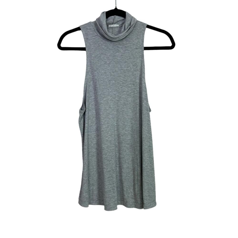 Free People Free People l Topanga Grey Sleeveless Turtleneck Top Medium Size M / US 6-8 / IT 42-44 - 3 Thumbnail