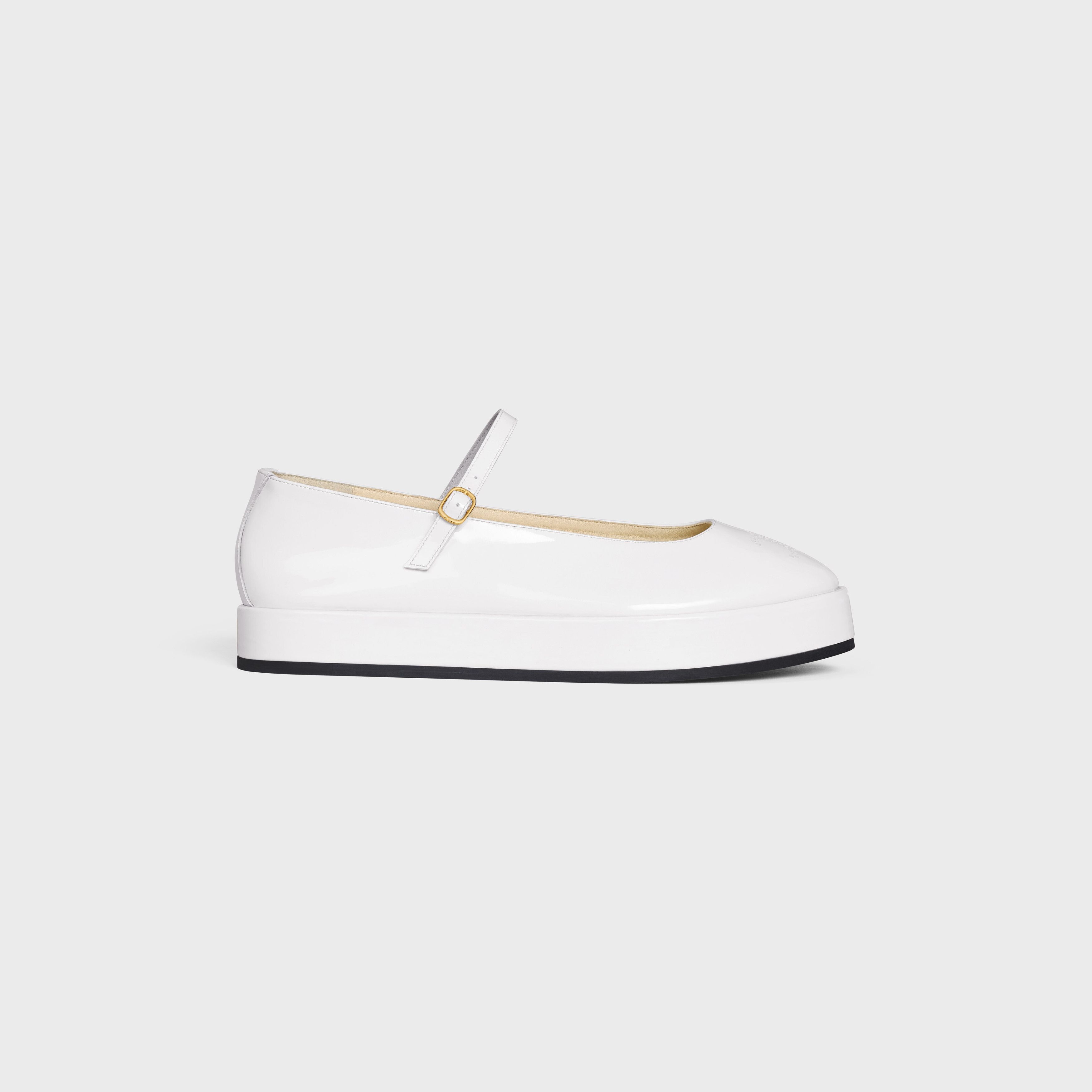 Celine o1bcso1str0925 360794582C Clara Wedge Mary-Jane Ballerina Size US 10 / IT 40 - 1 Thumbnail