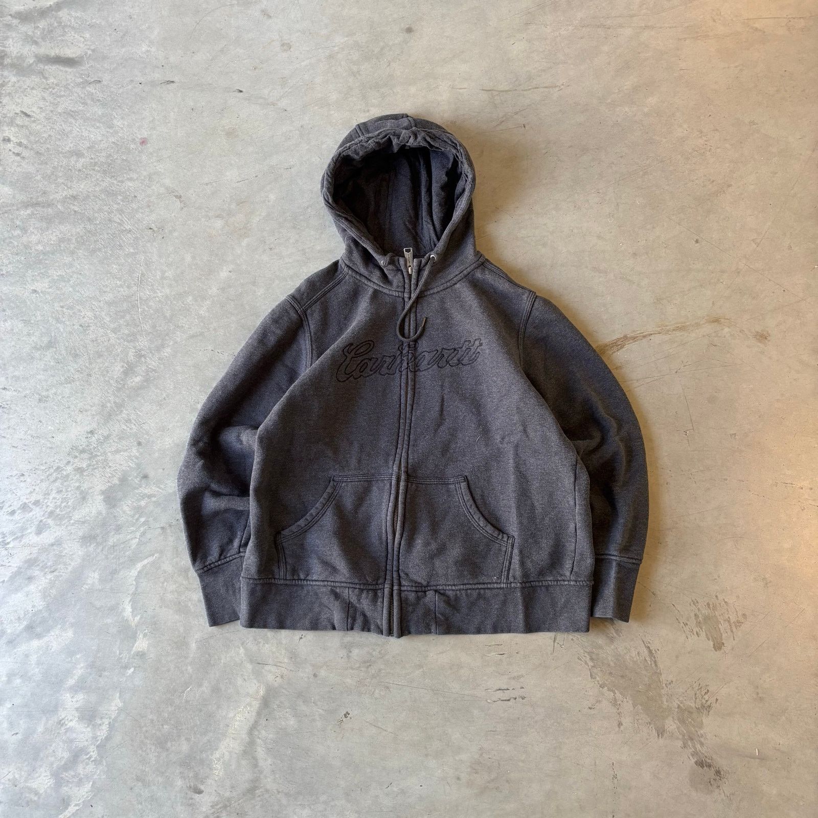 Carhartt vintage carhartt spellout embroidered zip up jacket Size US S / EU 44-46 / 1 - 1 Thumbnail