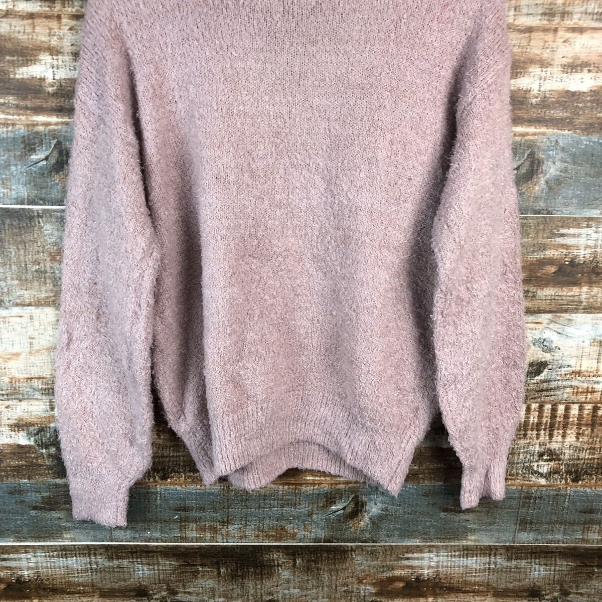 Homespun Knitwear × Japanese Brand DLL Japanese Brand Pink Mohair Knitwear #C418 Size M / US 6-8 / IT 42-44 - 15 Thumbnail