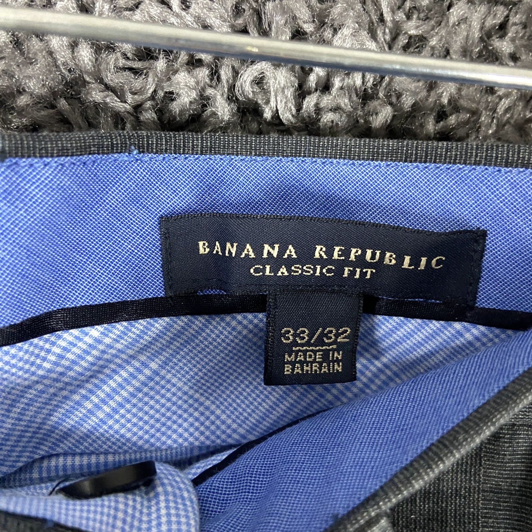 Banana Republic BANANA REPUBLIC Gray Dress Pants 33x32 Men's Regular Size US 33 - 5 Thumbnail