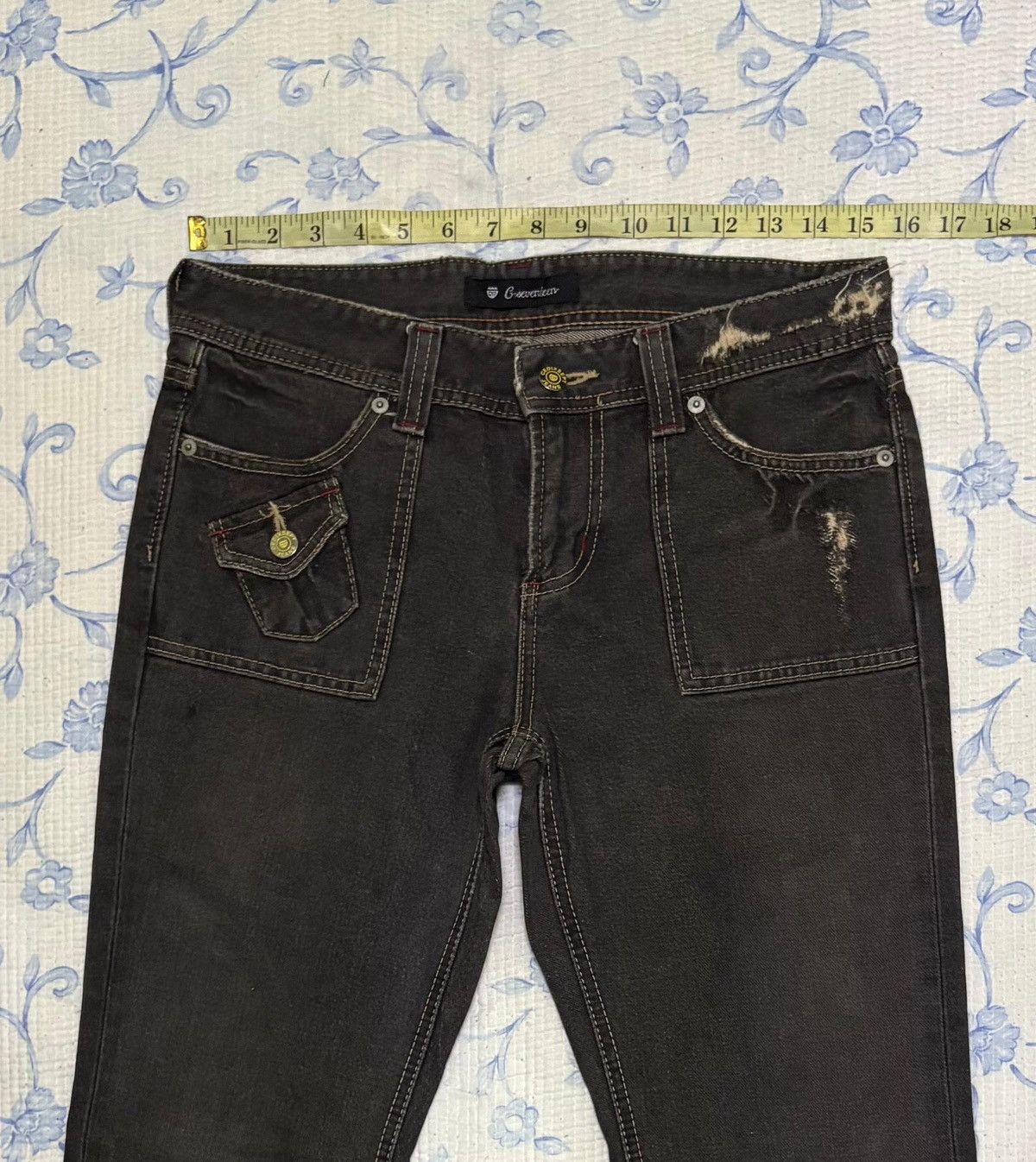 Other Cedixsept C17 Flared Denim Size US 30 / EU 46 - 2 Thumbnail