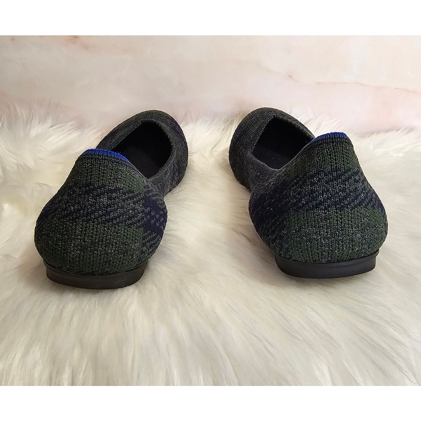 Rothy's Rothy's Limited Ed The Flat Forest Tartan Round Toe Shoes 9 Size US 9 / IT 39 - 5 Thumbnail