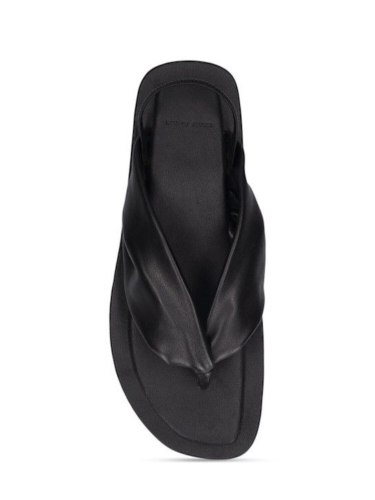 Loulou de Saison o1s22i1n1024 Zila Thong Sandals in Black Size US 7 / IT 37 - 5 Thumbnail
