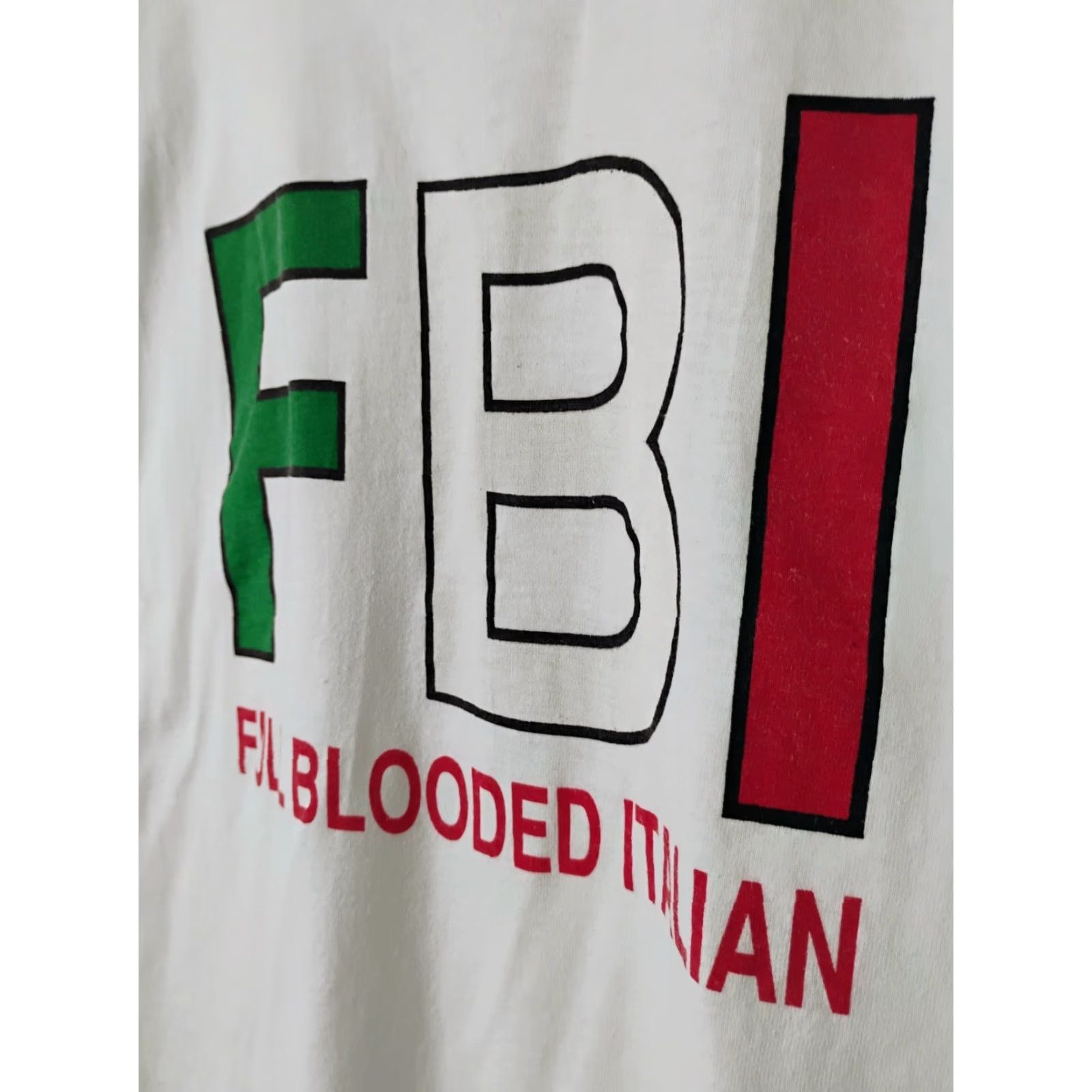 Fruit Of The Loom VINTAGE Fruit of the Loom T-Shirt Shirt Short Sleeve Crew Neck Men L White USA Italian 90s Likely Regular Fit Size US L / EU 52-54 / 3 - 4 Thumbnail