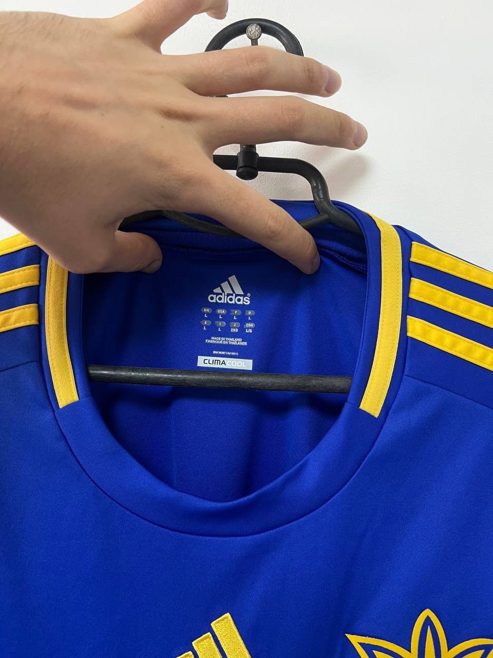 Adidas Ukraine Euro 2012/13 Home Jersey Football Shirt Adidas Large Size US L / EU 52-54 / 3 - 5 Thumbnail