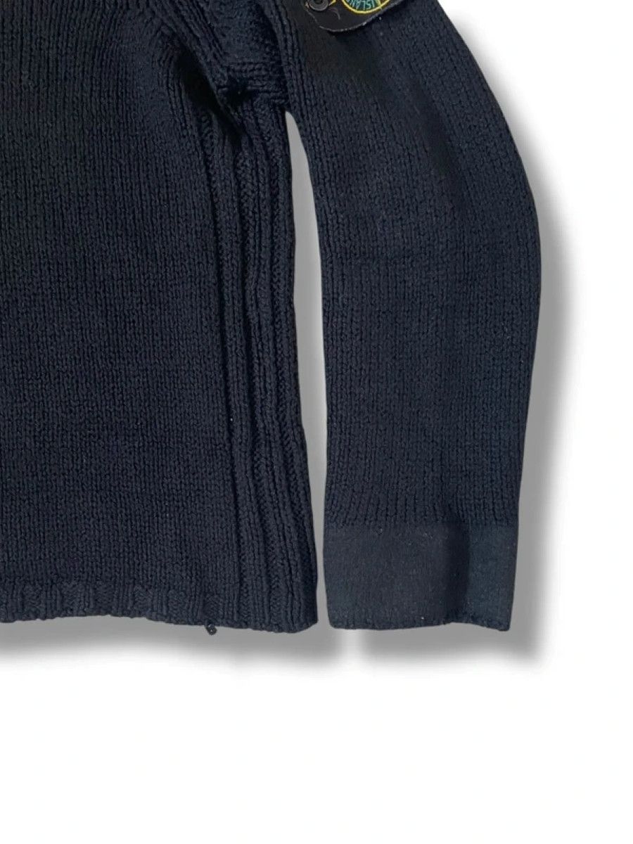 Stone Island Stone Island Men's Knitted Sweater, Troyer Half-Zip, Size US M / EU 48-50 / 2 - 2 Thumbnail