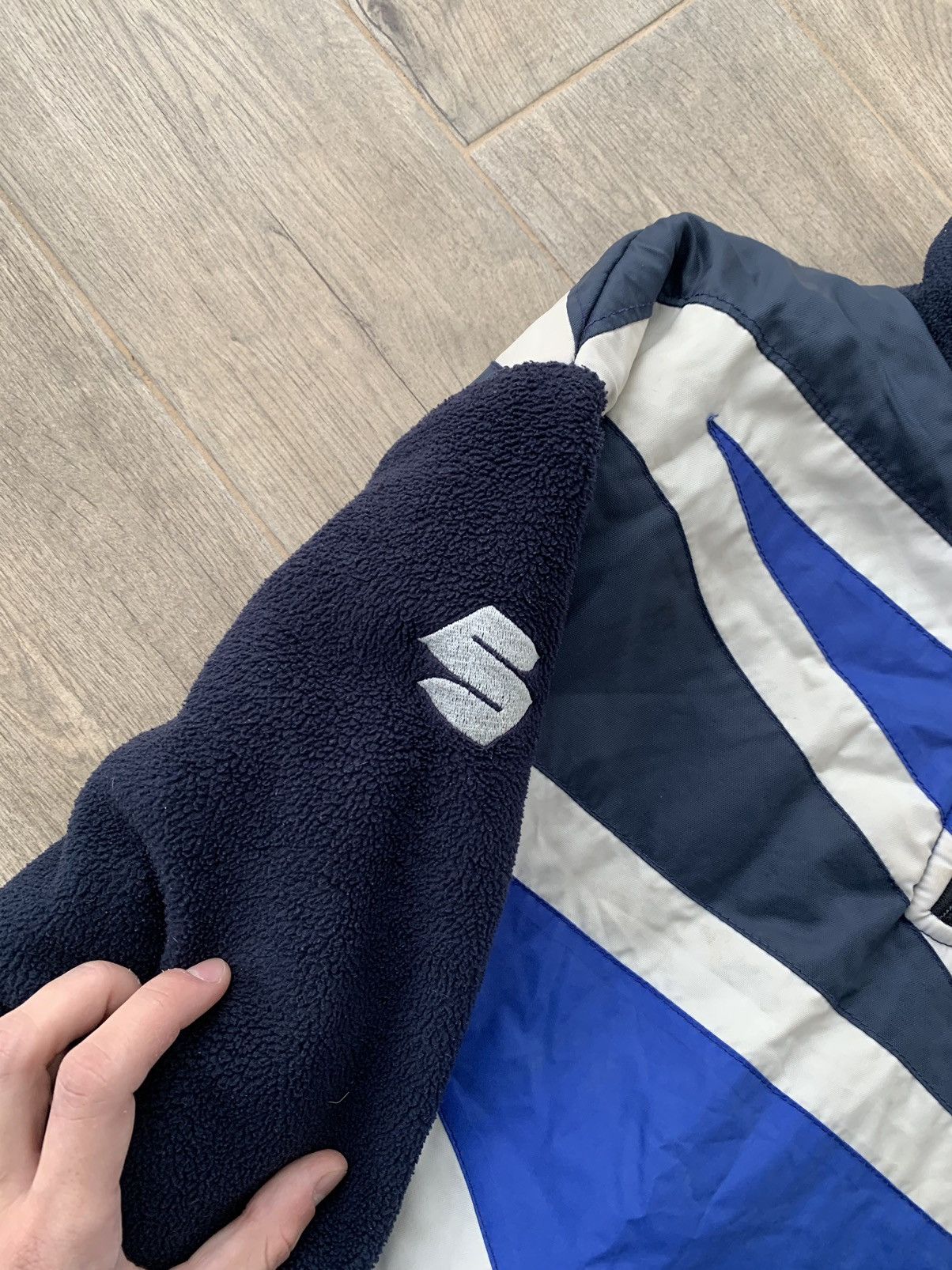 NASCAR 🔥 VINTAGE SUZUKI RACING GSX FLEECE JACKET Size US L / EU 52-54 / 3 - 6 Thumbnail