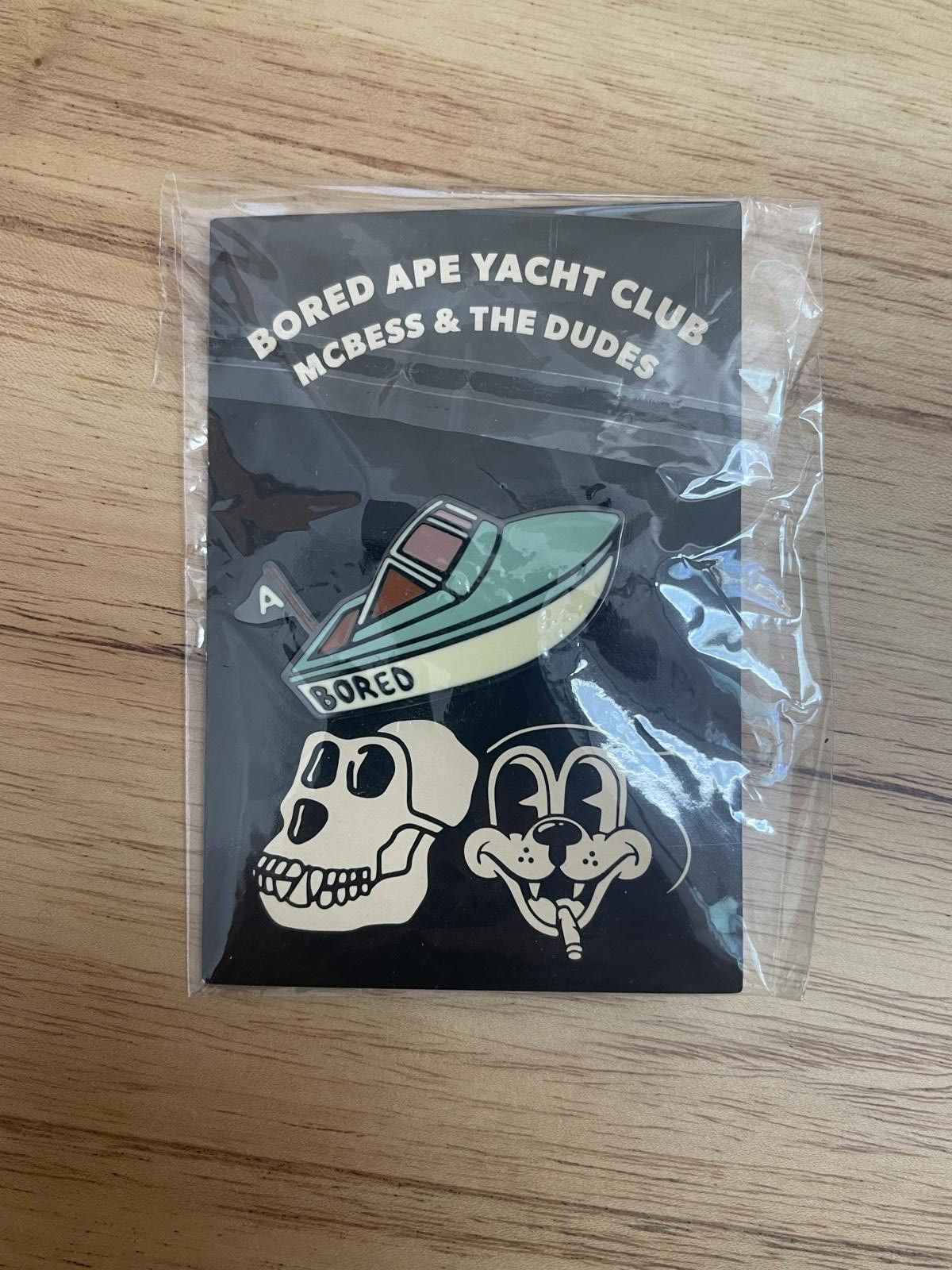 Designer Bored Ape Yacht Club Enamel Boat Pin - RARE Collectible OS Size ONE SIZE - 1 Thumbnail