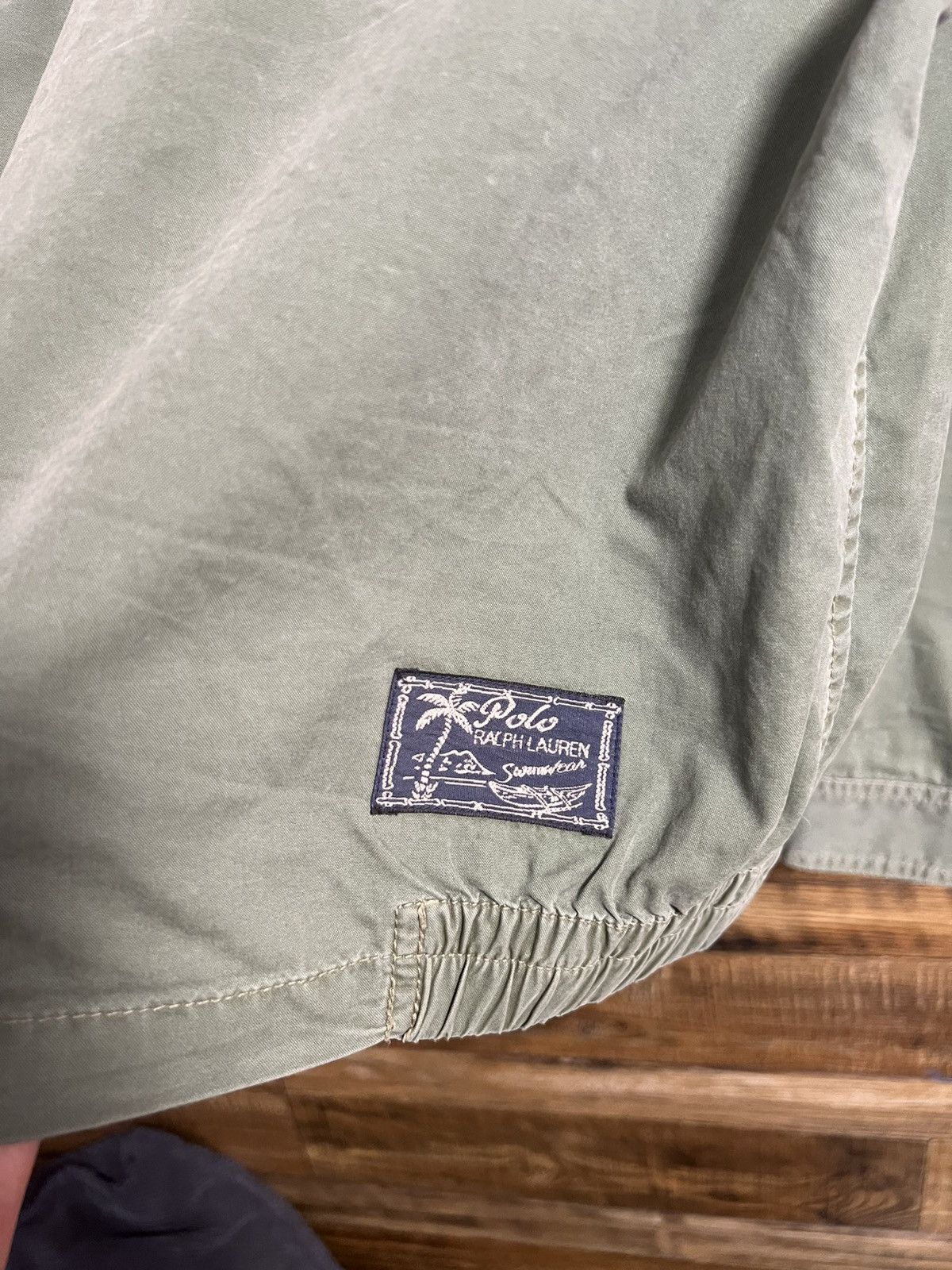 Polo Ralph Lauren × Vintage POLO RALPH LAUREN Military Jacket Green Big Pony Cotton Size US XL / EU 56 / 4 - 12 Thumbnail