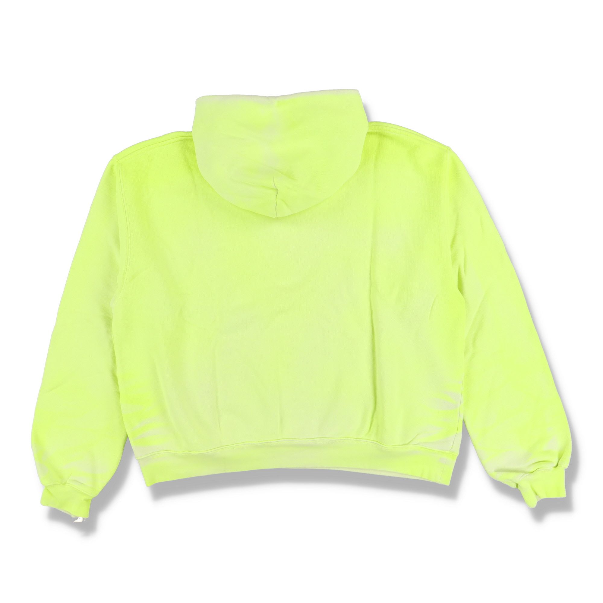Alexander Wang Fluorescent Yellow Dyed Logo Print Oversized Hoodie Size US XL / EU 56 / 4 - 11 Thumbnail