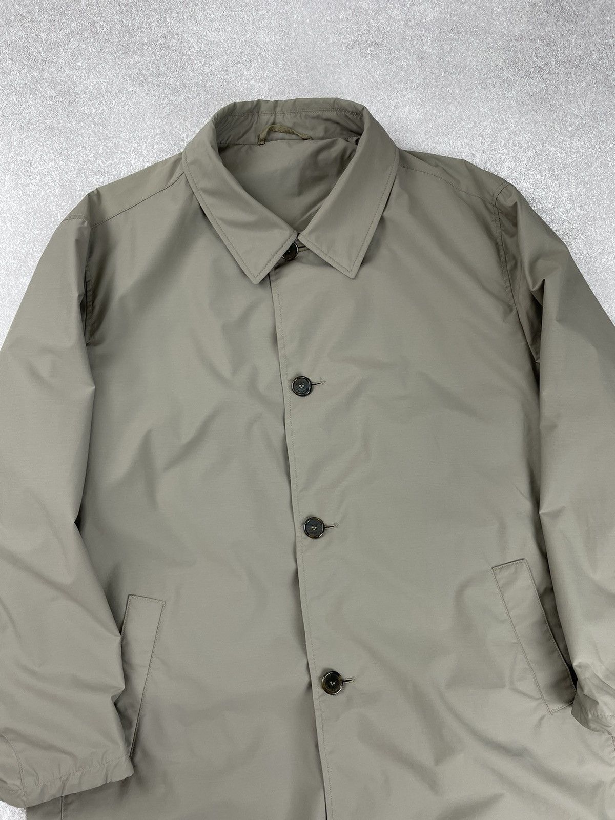 Mandelli Enrico Mandelli Nylon Trench Coat Men’s Size 58 Size US XXL / EU 58 / 5 - 2 Thumbnail