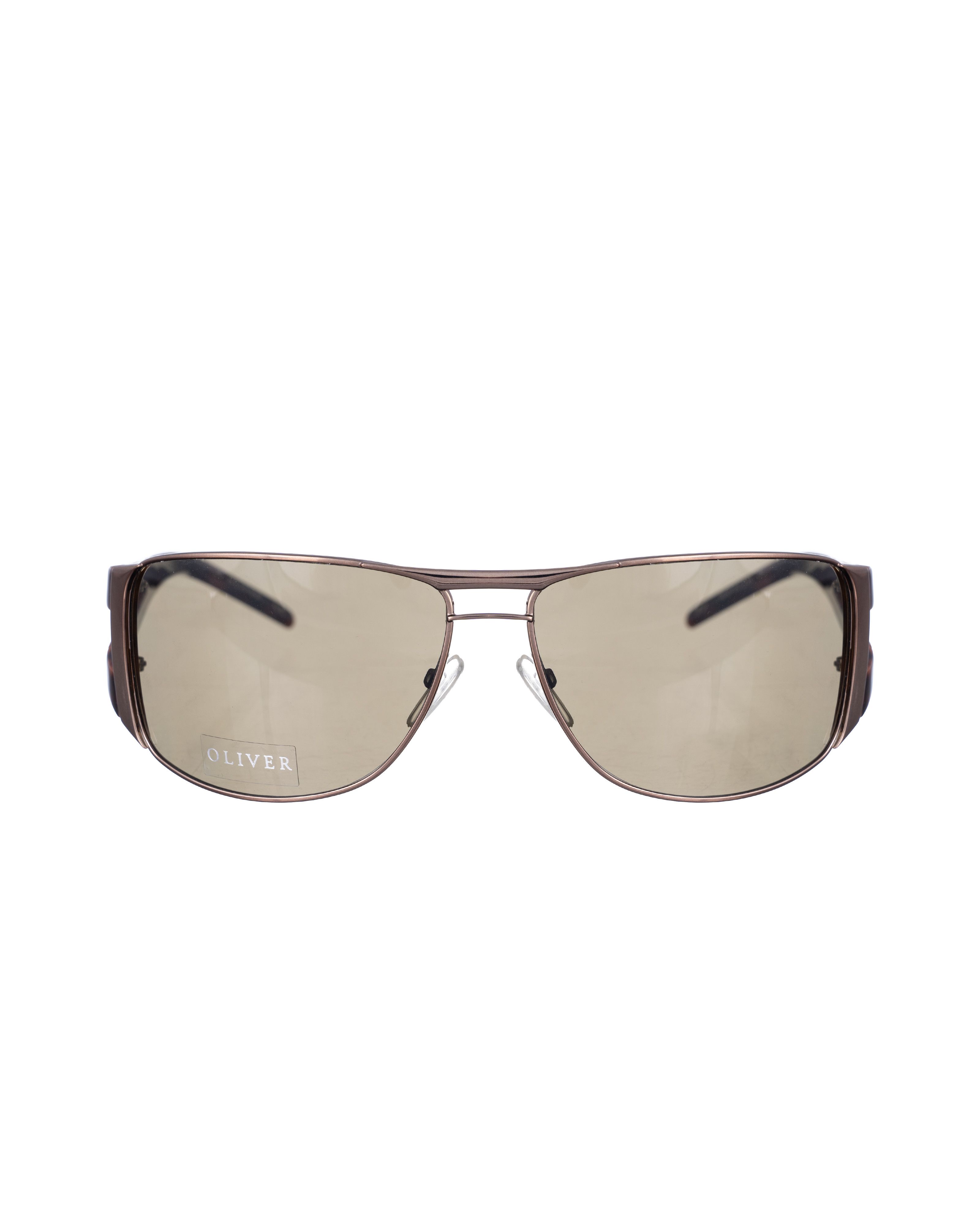 Valentino Oliver By Valentino 90s Havana Cut Out Wraparound Sunglasses Size ONE SIZE - 2 Thumbnail