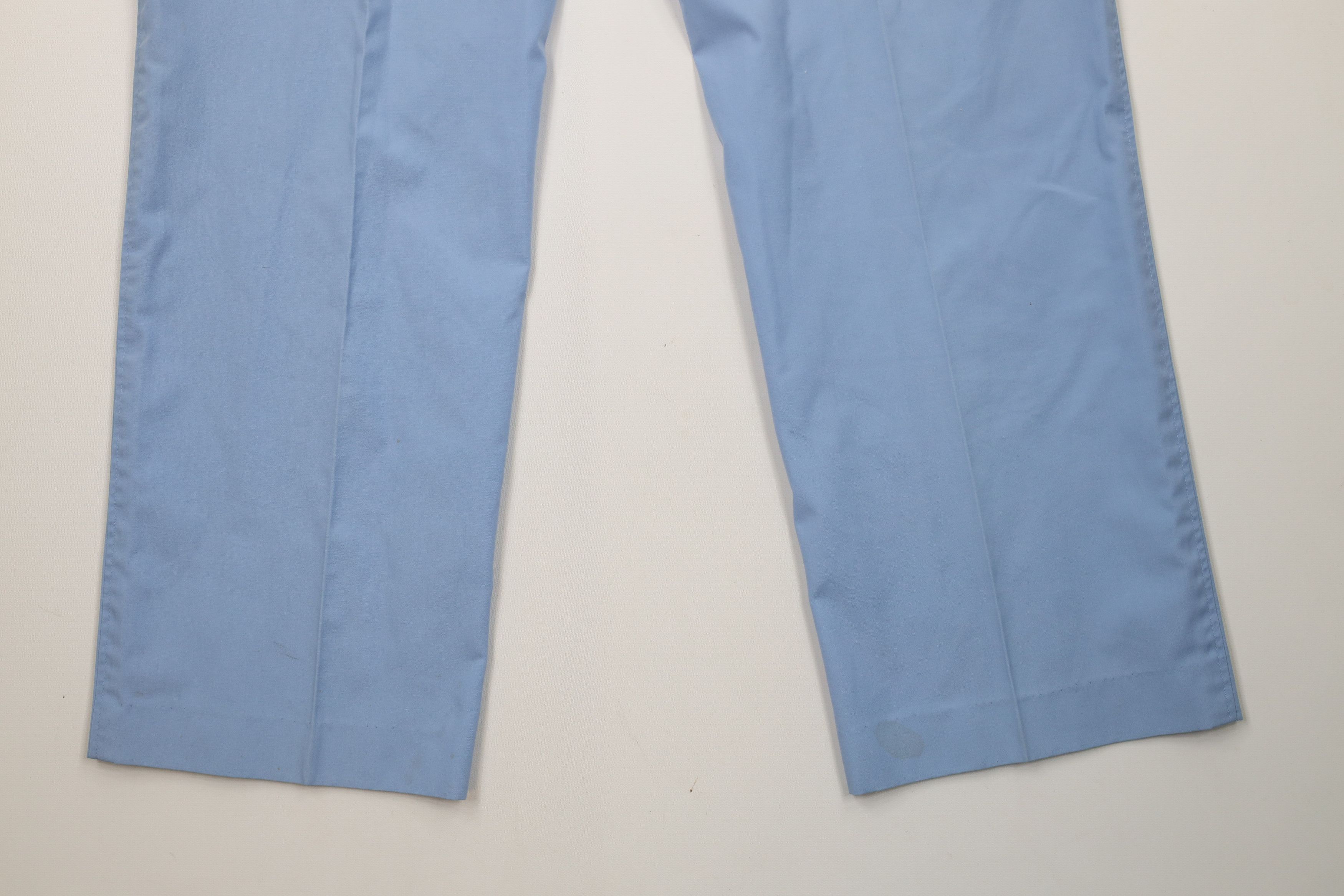 Vintage Vintage 70s Streetwear Flared Wide Leg Chino Pants Blue Size US 36 / EU 52 - 14 Thumbnail